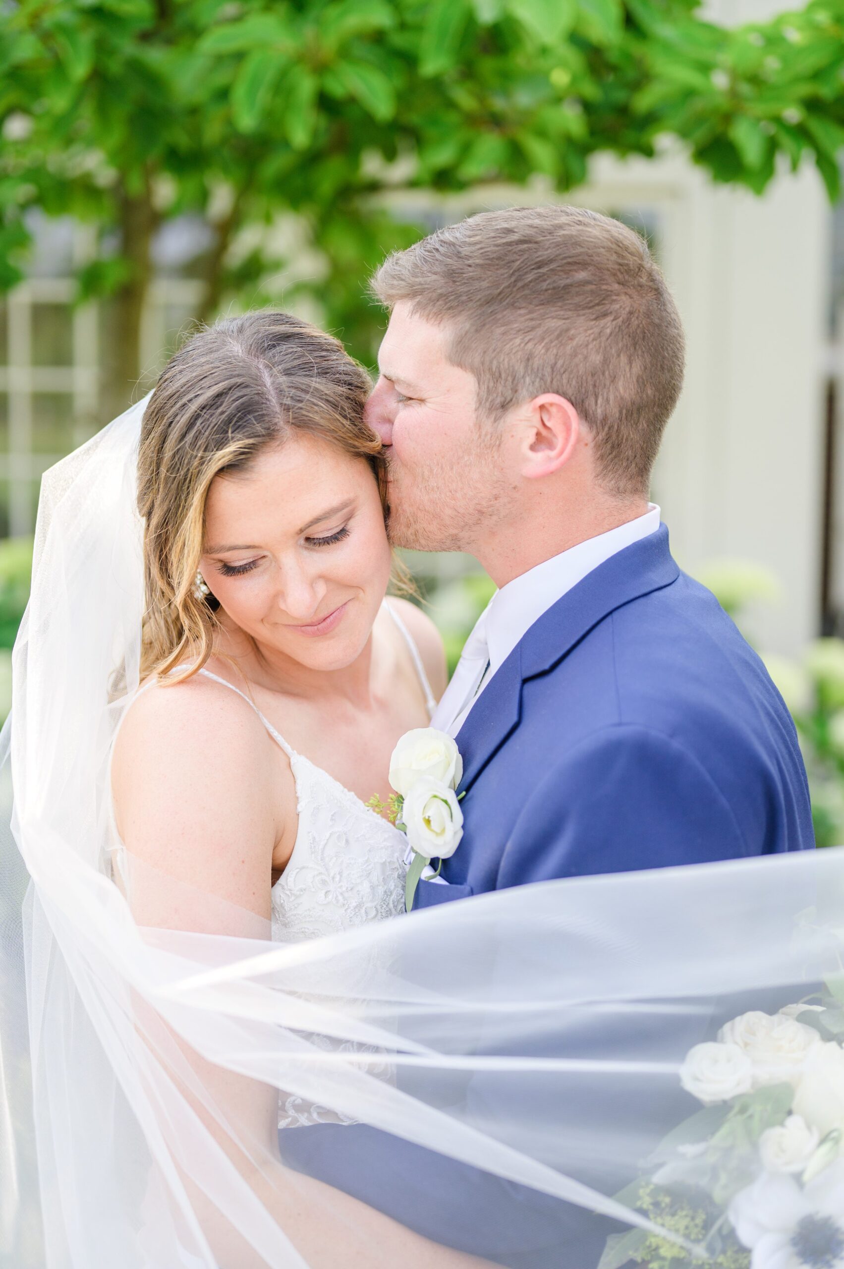 Silver Sage and Navy Summer wedding day at the Philadelphia Cricket Club Photographed by Baltimore Wedding Photographer Cait Kramer Photography