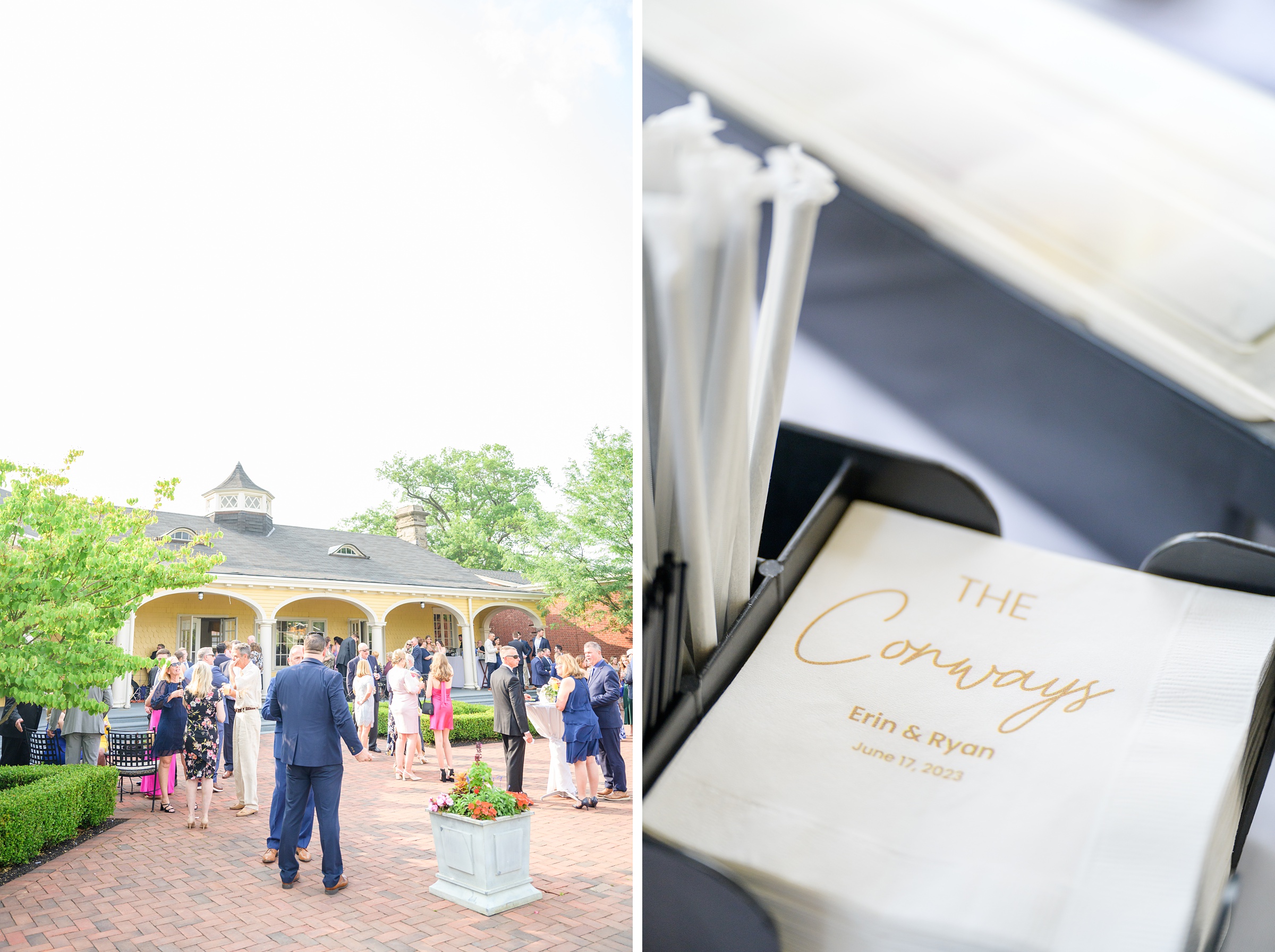 Silver Sage and Navy Summer wedding day at the Philadelphia Cricket Club Photographed by Baltimore Wedding Photographer Cait Kramer Photography