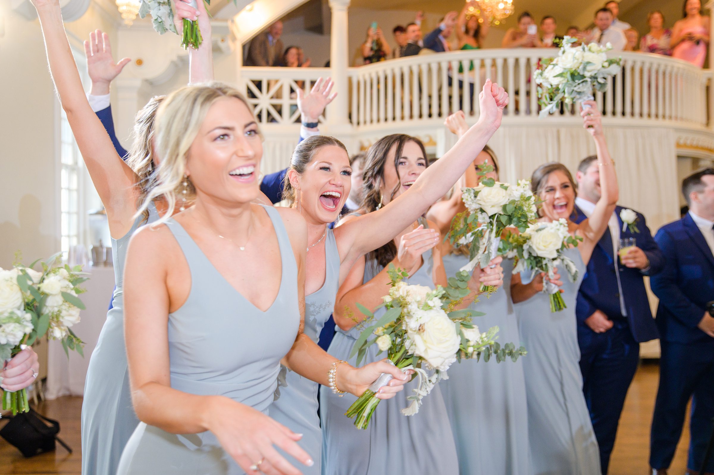 Silver Sage and Navy Summer wedding day at the Philadelphia Cricket Club Photographed by Baltimore Wedding Photographer Cait Kramer Photography