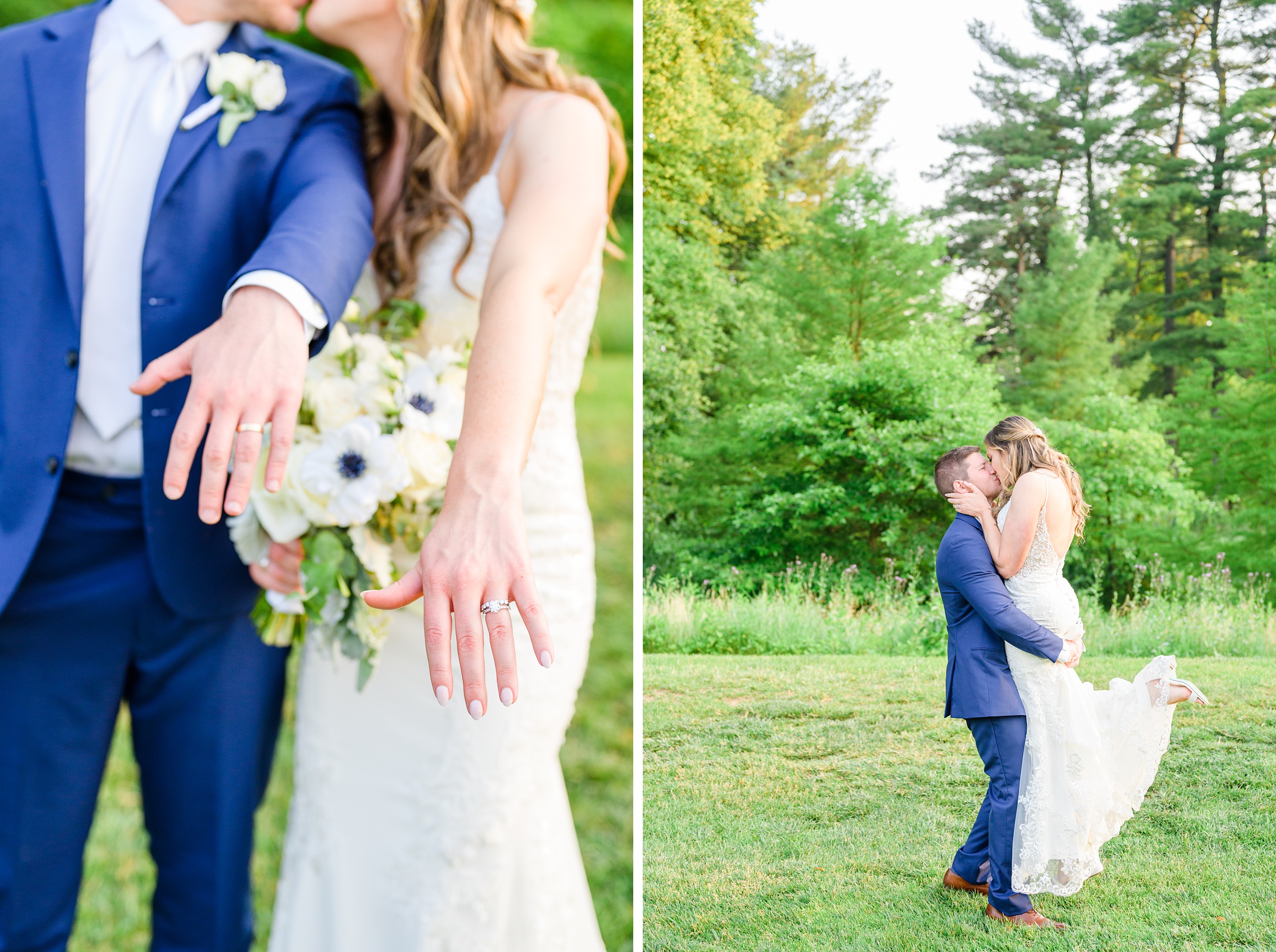 Silver Sage and Navy Summer wedding day at the Philadelphia Cricket Club Photographed by Baltimore Wedding Photographer Cait Kramer Photography