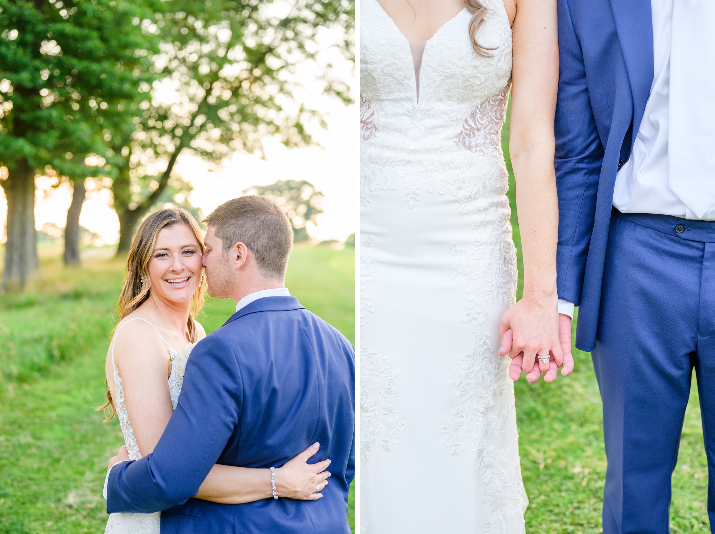 Silver Sage and Navy Summer wedding day at the Philadelphia Cricket Club Photographed by Baltimore Wedding Photographer Cait Kramer Photography