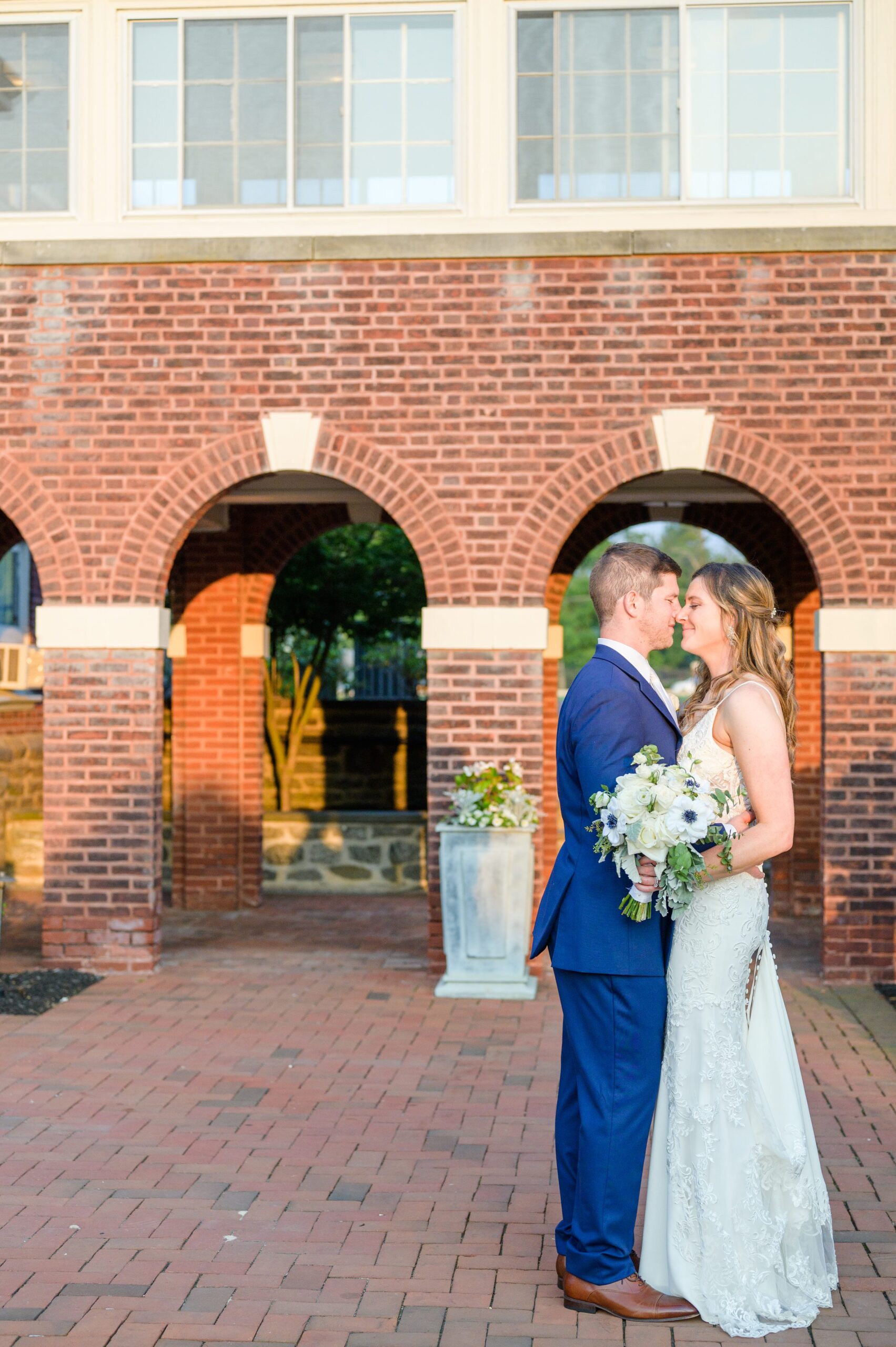 Silver Sage and Navy Summer wedding day at the Philadelphia Cricket Club Photographed by Baltimore Wedding Photographer Cait Kramer Photography