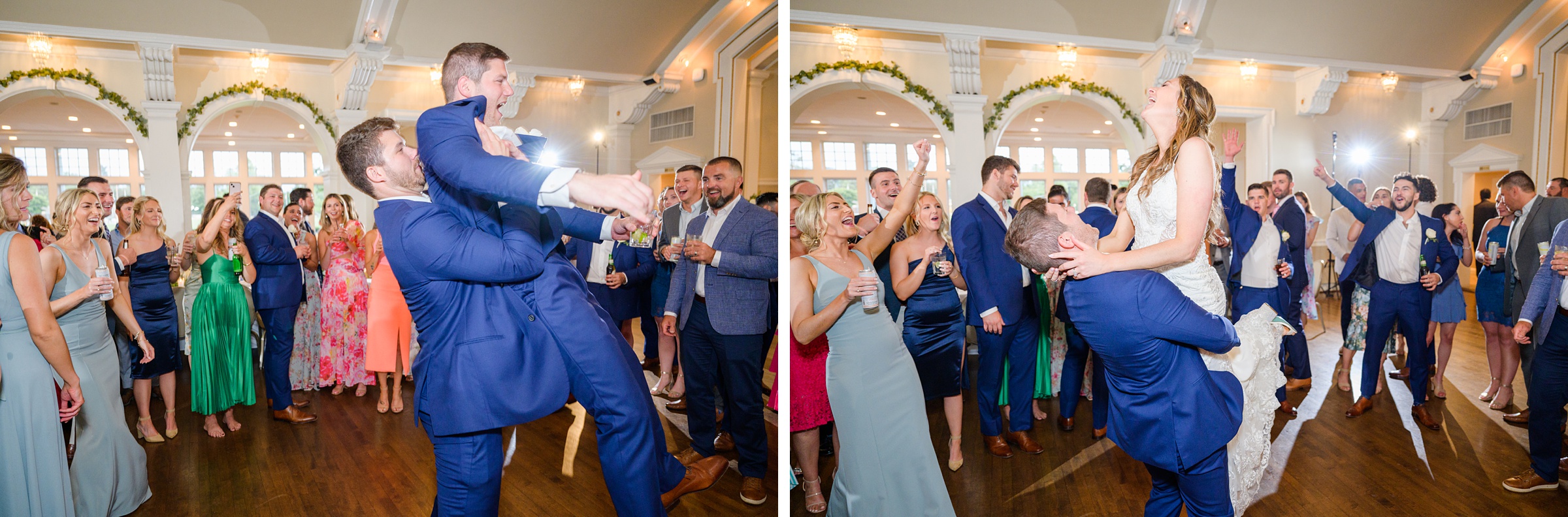 Silver Sage and Navy Summer wedding day at the Philadelphia Cricket Club Photographed by Baltimore Wedding Photographer Cait Kramer Photography