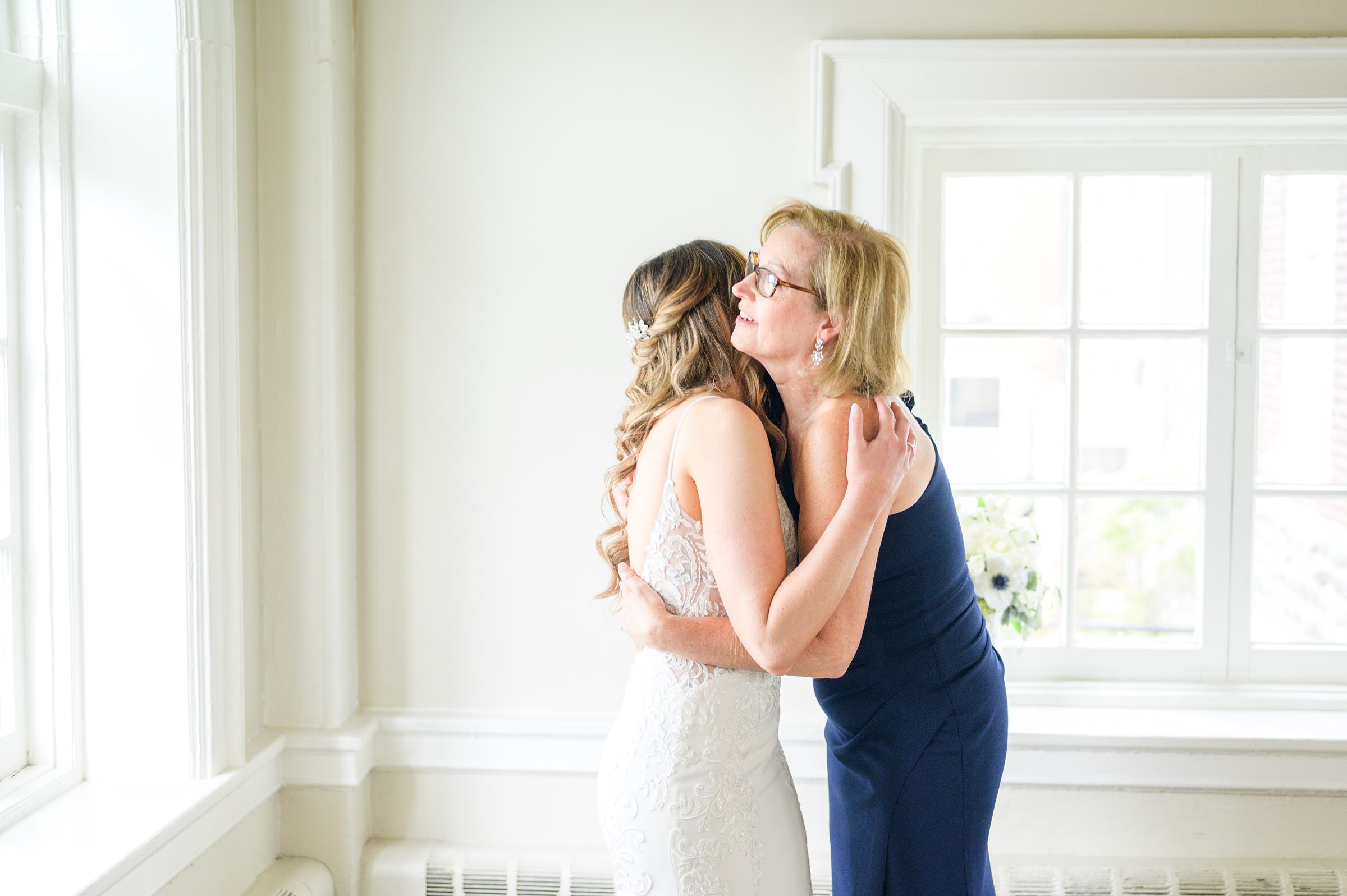 Silver Sage and Navy Summer wedding day at the Philadelphia Cricket Club Photographed by Baltimore Wedding Photographer Cait Kramer Photography