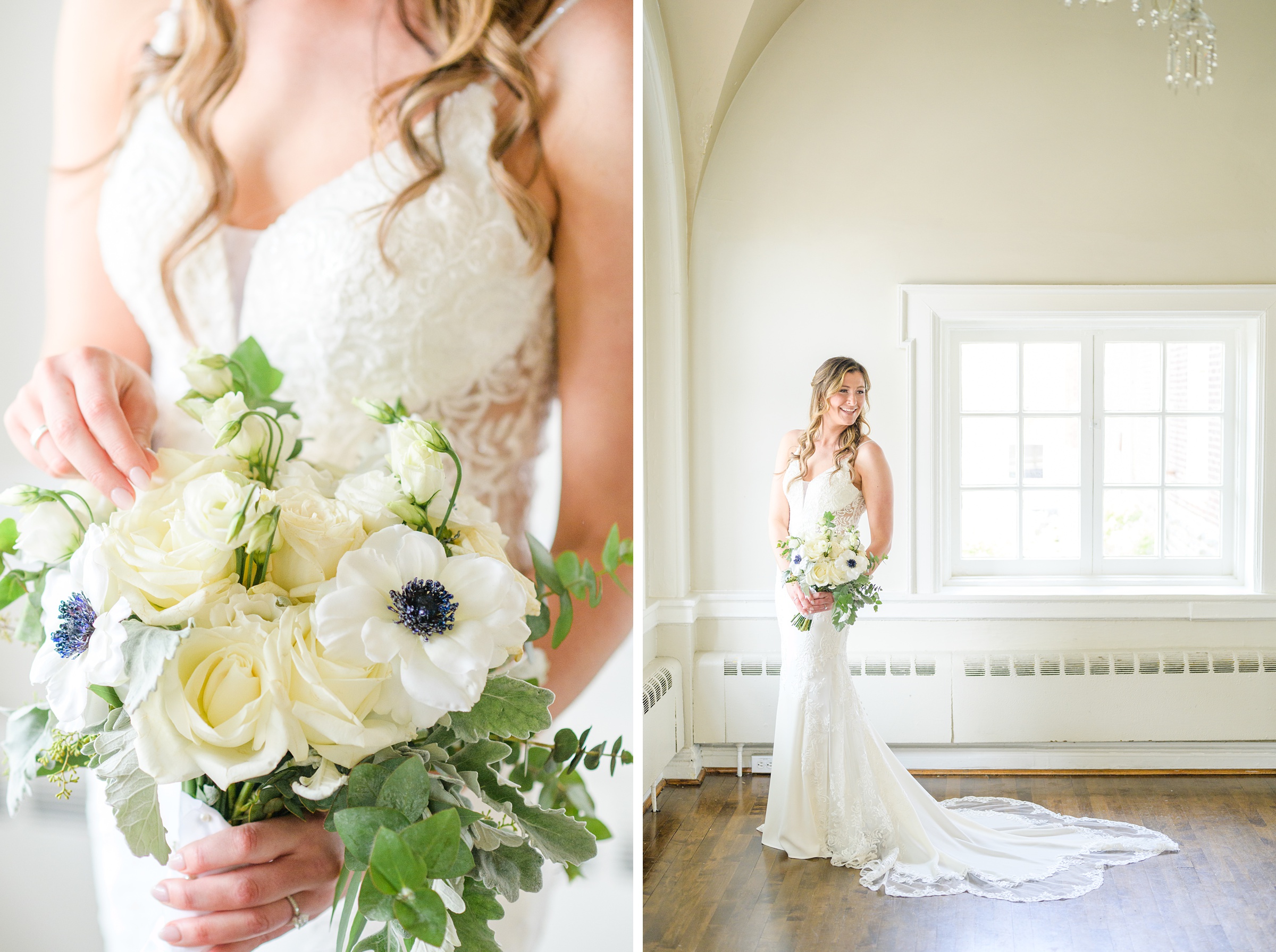 Silver Sage and Navy Summer wedding day at the Philadelphia Cricket Club Photographed by Baltimore Wedding Photographer Cait Kramer Photography