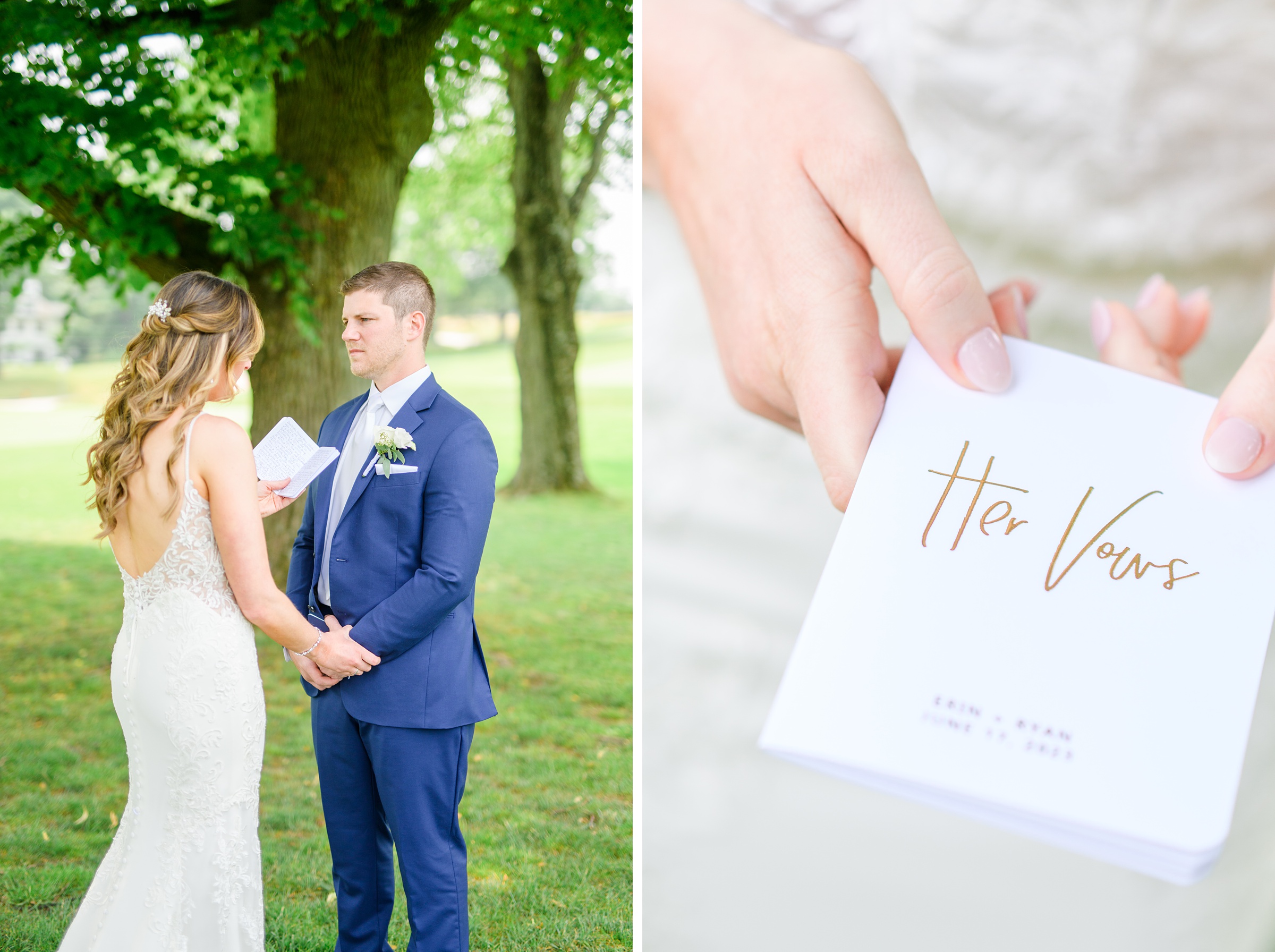 Silver Sage and Navy Summer wedding day at the Philadelphia Cricket Club Photographed by Baltimore Wedding Photographer Cait Kramer Photography