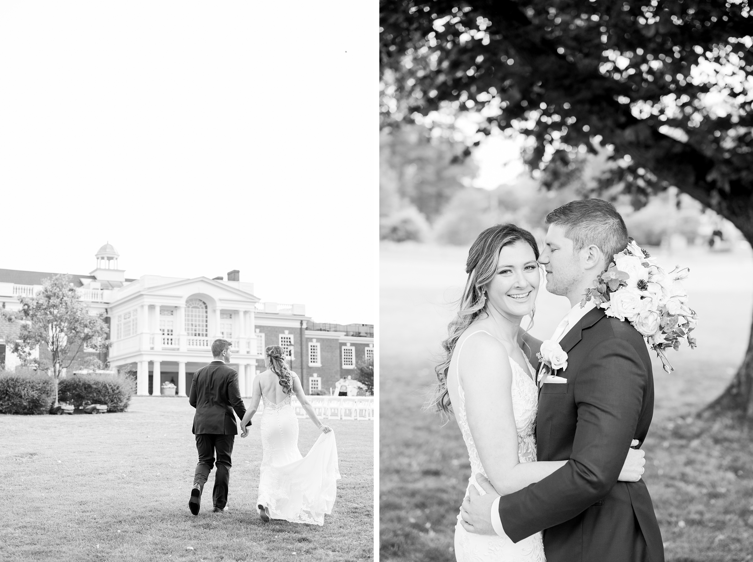 Silver Sage and Navy Summer wedding day at the Philadelphia Cricket Club Photographed by Baltimore Wedding Photographer Cait Kramer Photography