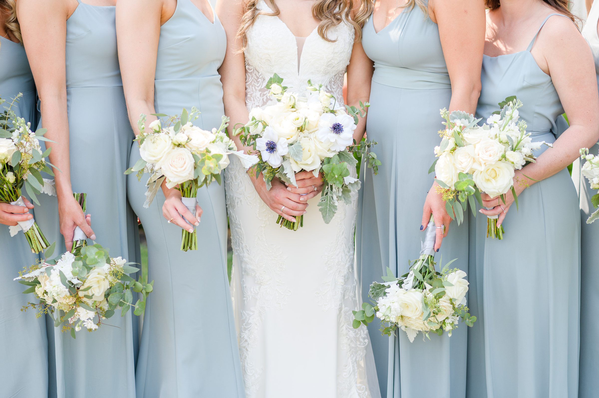 Silver Sage and Navy Summer wedding day at the Philadelphia Cricket Club Photographed by Baltimore Wedding Photographer Cait Kramer Photography