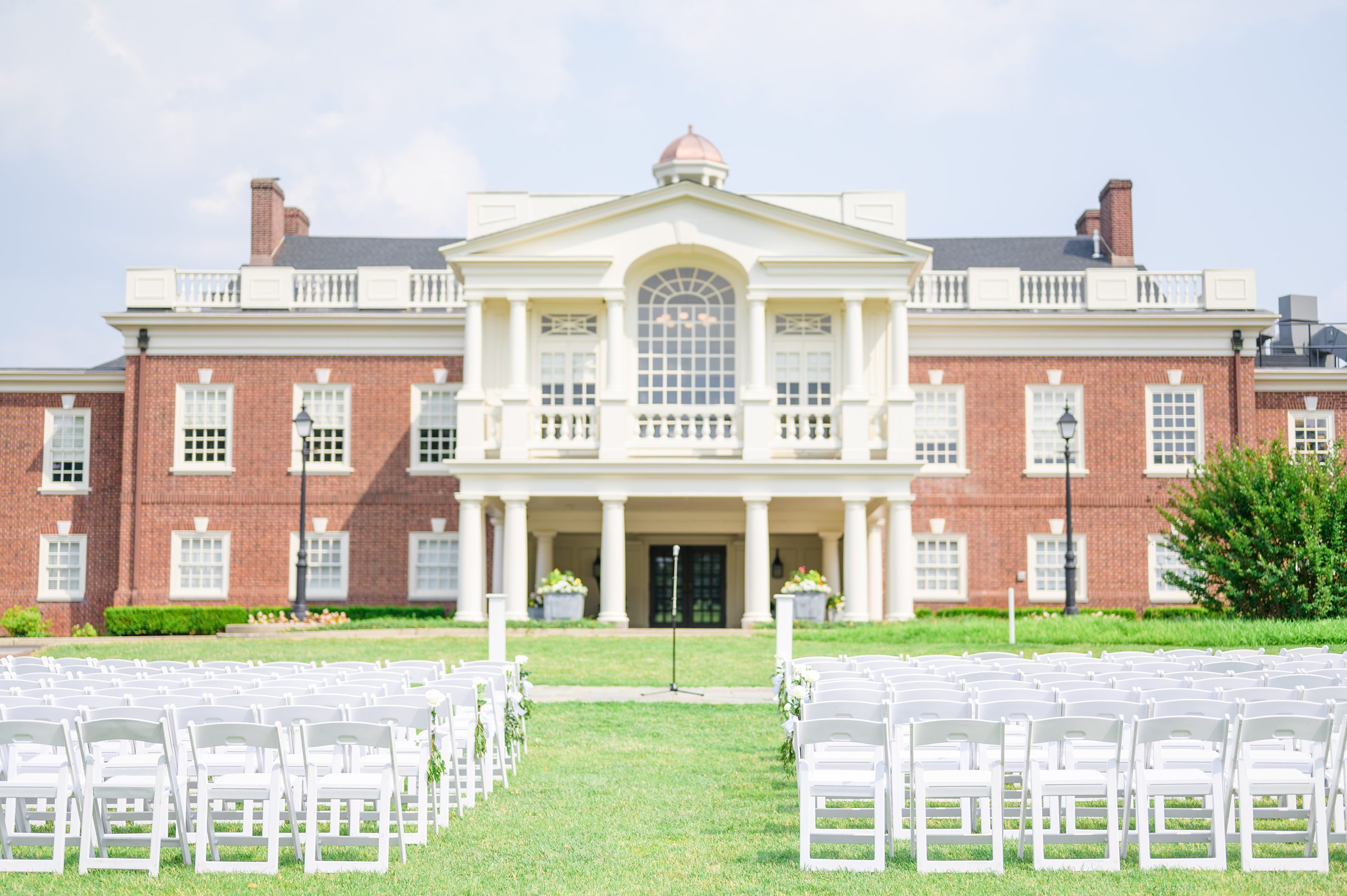 Silver Sage and Navy Summer wedding day at the Philadelphia Cricket Club Photographed by Baltimore Wedding Photographer Cait Kramer Photography