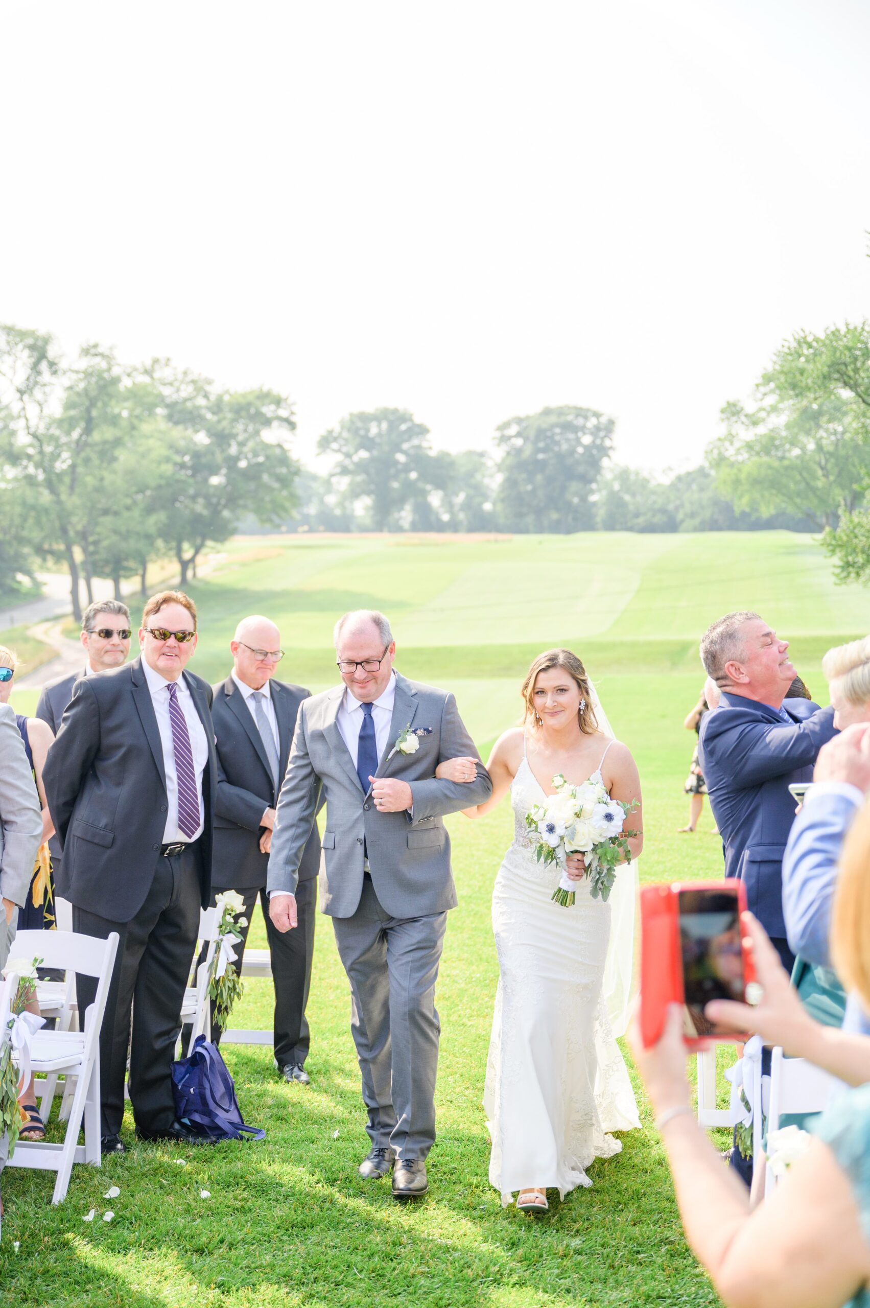 Silver Sage and Navy Summer wedding day at the Philadelphia Cricket Club Photographed by Baltimore Wedding Photographer Cait Kramer Photography