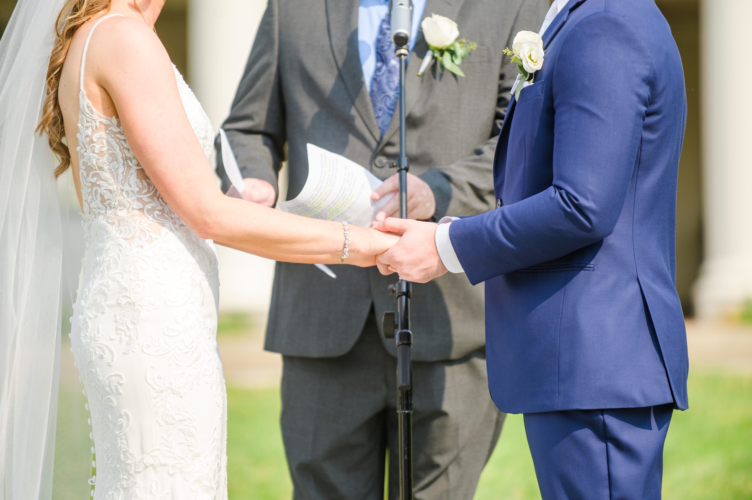 Silver Sage and Navy Summer wedding day at the Philadelphia Cricket Club Photographed by Baltimore Wedding Photographer Cait Kramer Photography