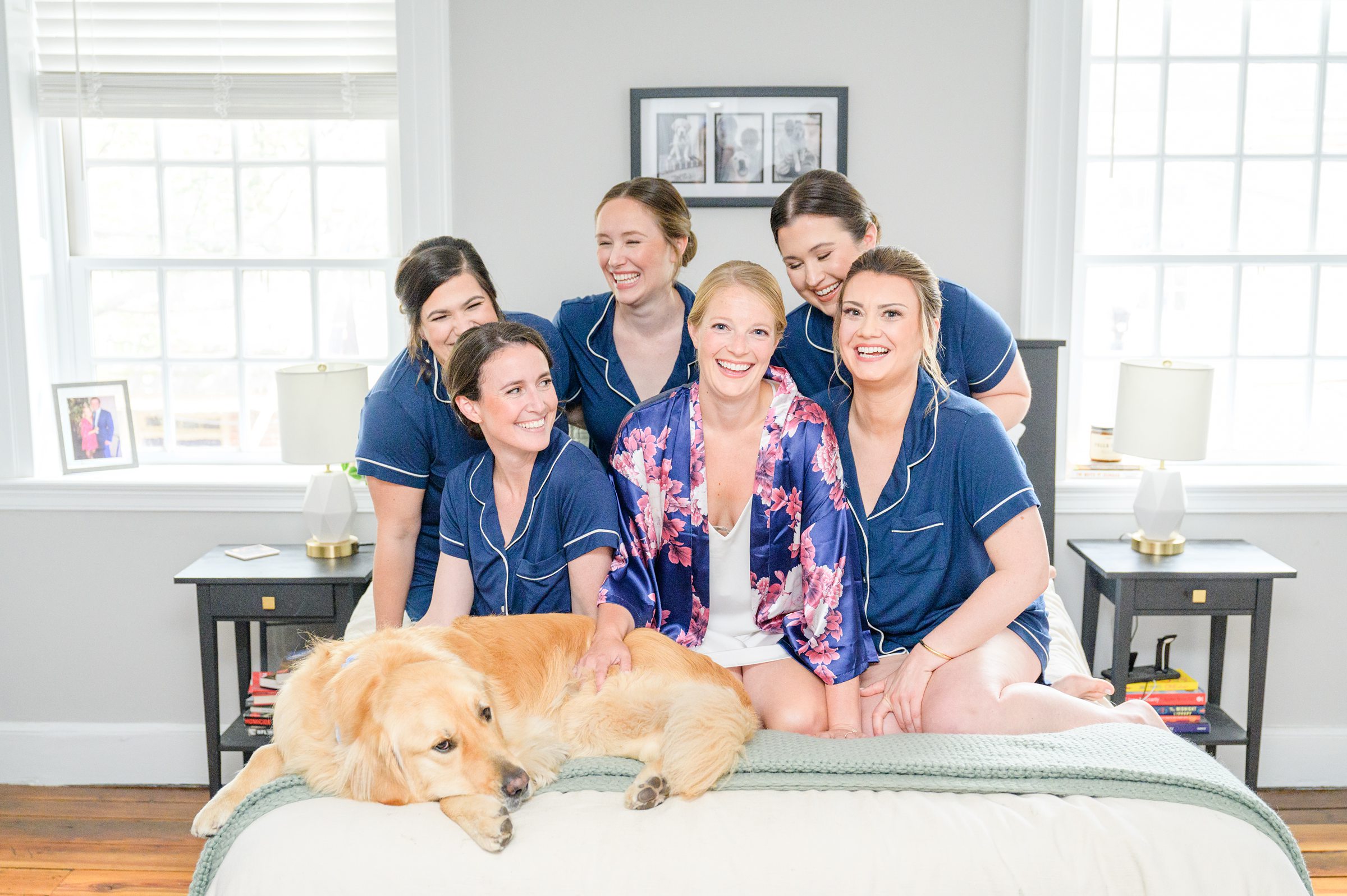 Sage Green and Navy Blue summer wedding at the Frederick Douglass Maritime Museum in Baltimore, Maryland. Photographed by Baltimore Wedding Photographer Cait Kramer Photography