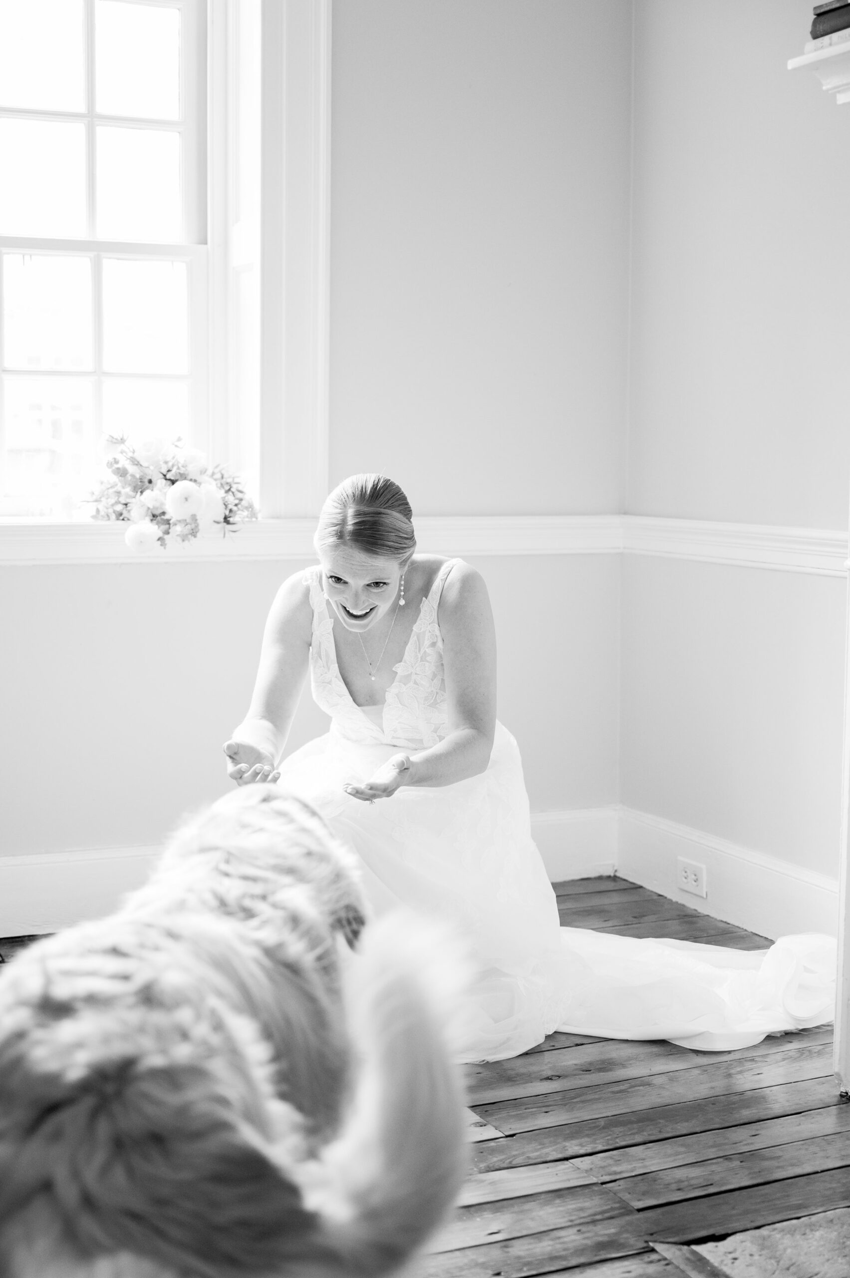 Sage Green and Navy Blue summer wedding at the Frederick Douglass Maritime Museum in Baltimore, Maryland. Photographed by Baltimore Wedding Photographer Cait Kramer Photography