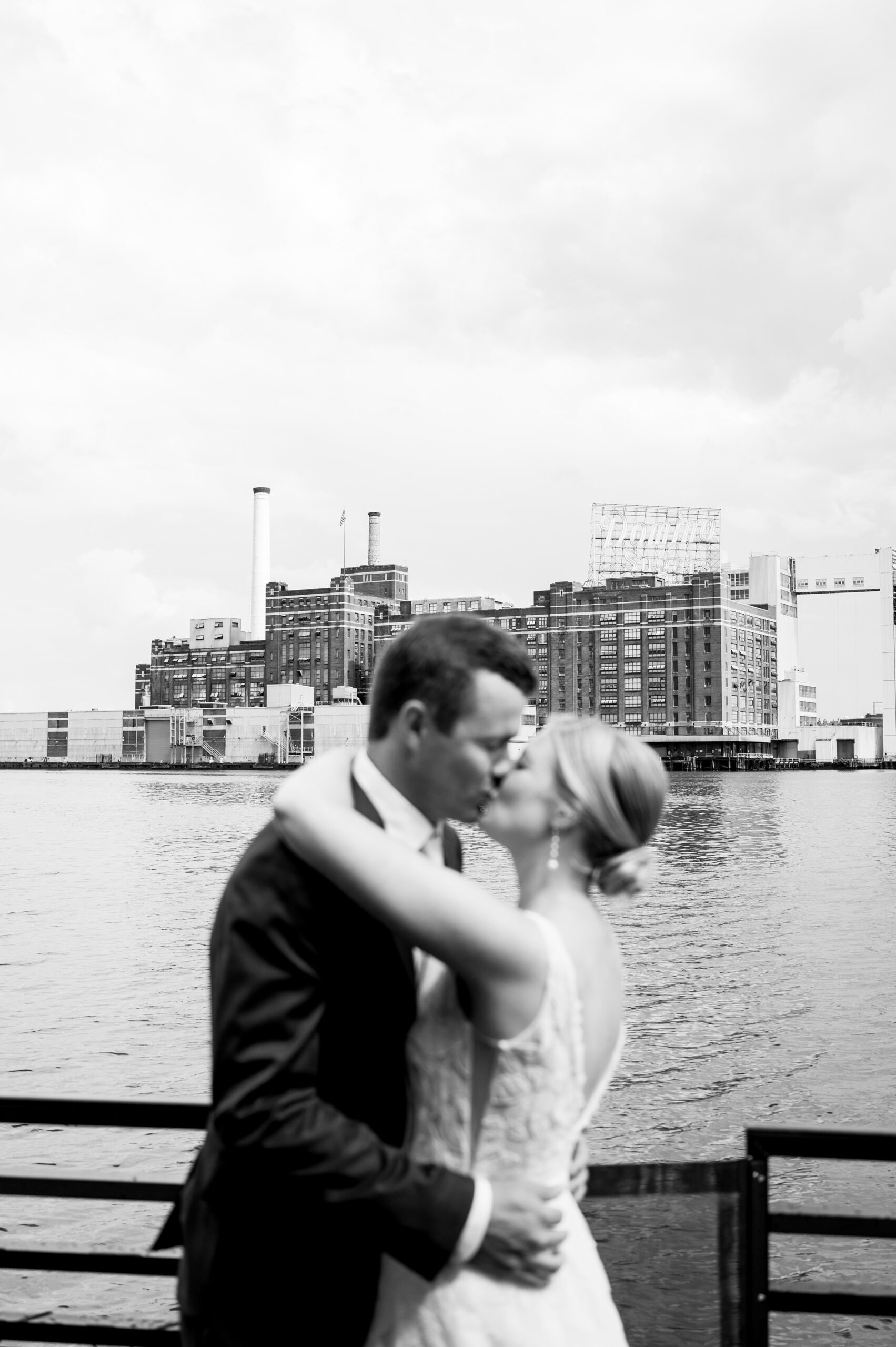 Sage Green and Navy Blue summer wedding at the Frederick Douglass Maritime Museum in Baltimore, Maryland. Photographed by Baltimore Wedding Photographer Cait Kramer Photography