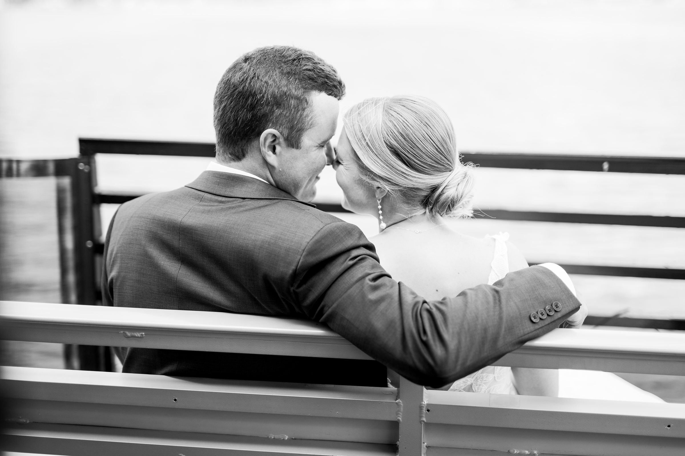 Sage Green and Navy Blue summer wedding at the Frederick Douglass Maritime Museum in Baltimore, Maryland. Photographed by Baltimore Wedding Photographer Cait Kramer Photography