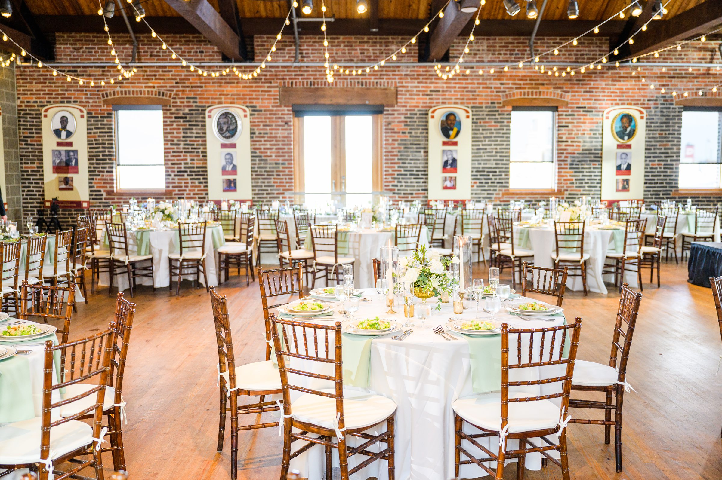 Sage Green and Navy Blue summer wedding at the Frederick Douglass Maritime Museum in Baltimore, Maryland. Photographed by Baltimore Wedding Photographer Cait Kramer Photography