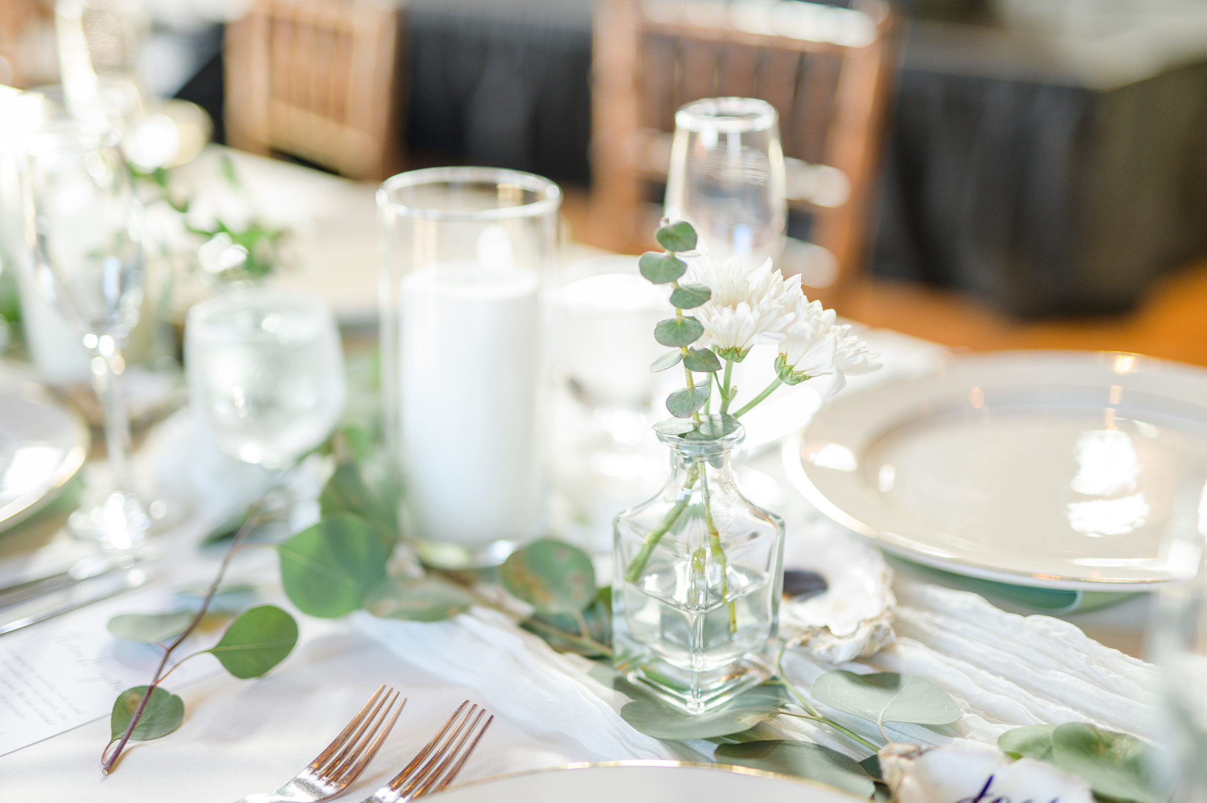 Sage Green and Navy Blue summer wedding at the Frederick Douglass Maritime Museum in Baltimore, Maryland. Photographed by Baltimore Wedding Photographer Cait Kramer Photography