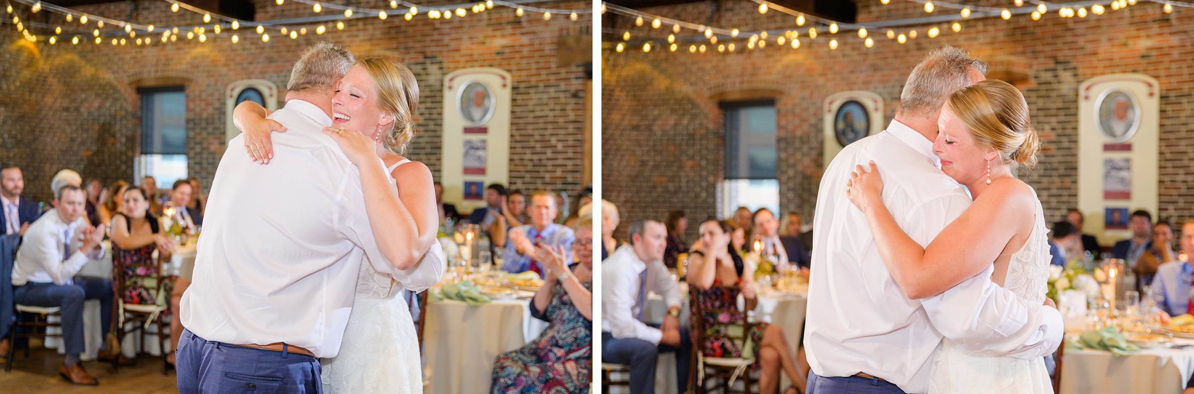 Sage Green and Navy Blue summer wedding at the Frederick Douglass Maritime Museum in Baltimore, Maryland. Photographed by Baltimore Wedding Photographer Cait Kramer Photography