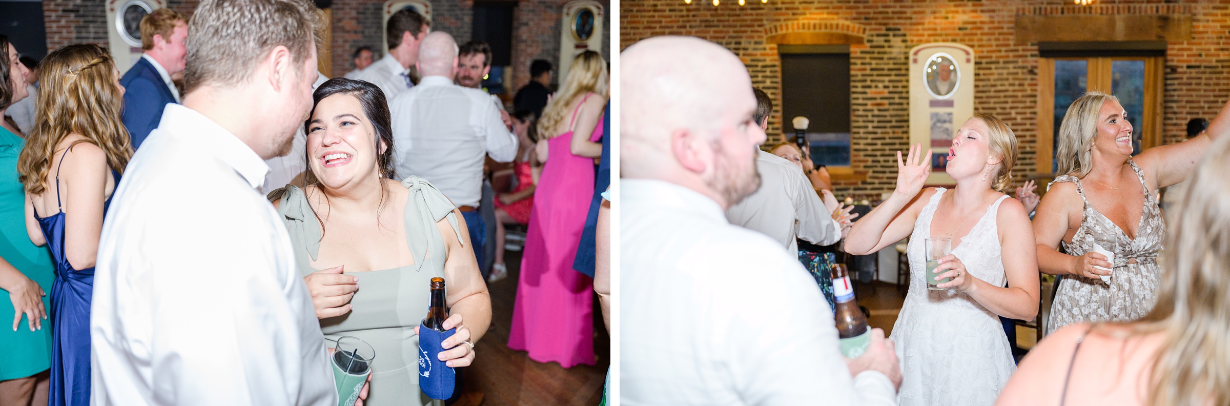 Sage Green and Navy Blue summer wedding at the Frederick Douglass Maritime Museum in Baltimore, Maryland. Photographed by Baltimore Wedding Photographer Cait Kramer Photography