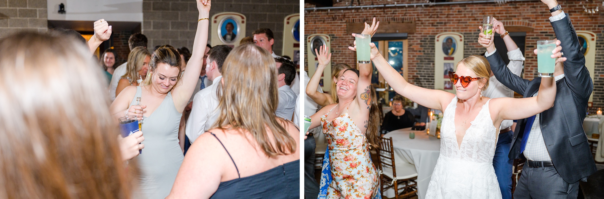 Sage Green and Navy Blue summer wedding at the Frederick Douglass Maritime Museum in Baltimore, Maryland. Photographed by Baltimore Wedding Photographer Cait Kramer Photography