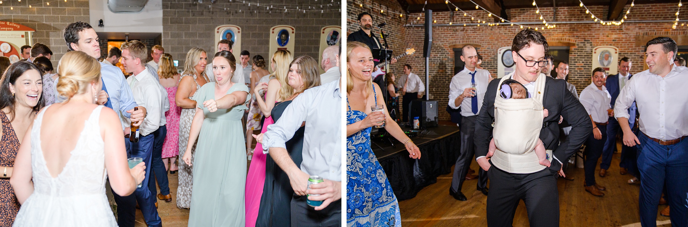 Sage Green and Navy Blue summer wedding at the Frederick Douglass Maritime Museum in Baltimore, Maryland. Photographed by Baltimore Wedding Photographer Cait Kramer Photography