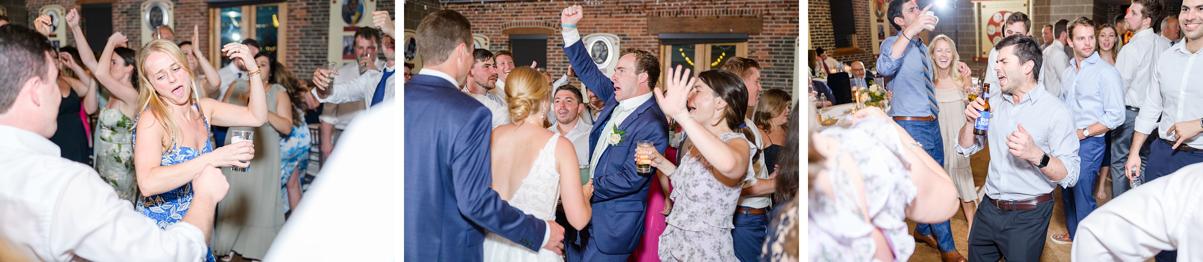 Sage Green and Navy Blue summer wedding at the Frederick Douglass Maritime Museum in Baltimore, Maryland. Photographed by Baltimore Wedding Photographer Cait Kramer Photography