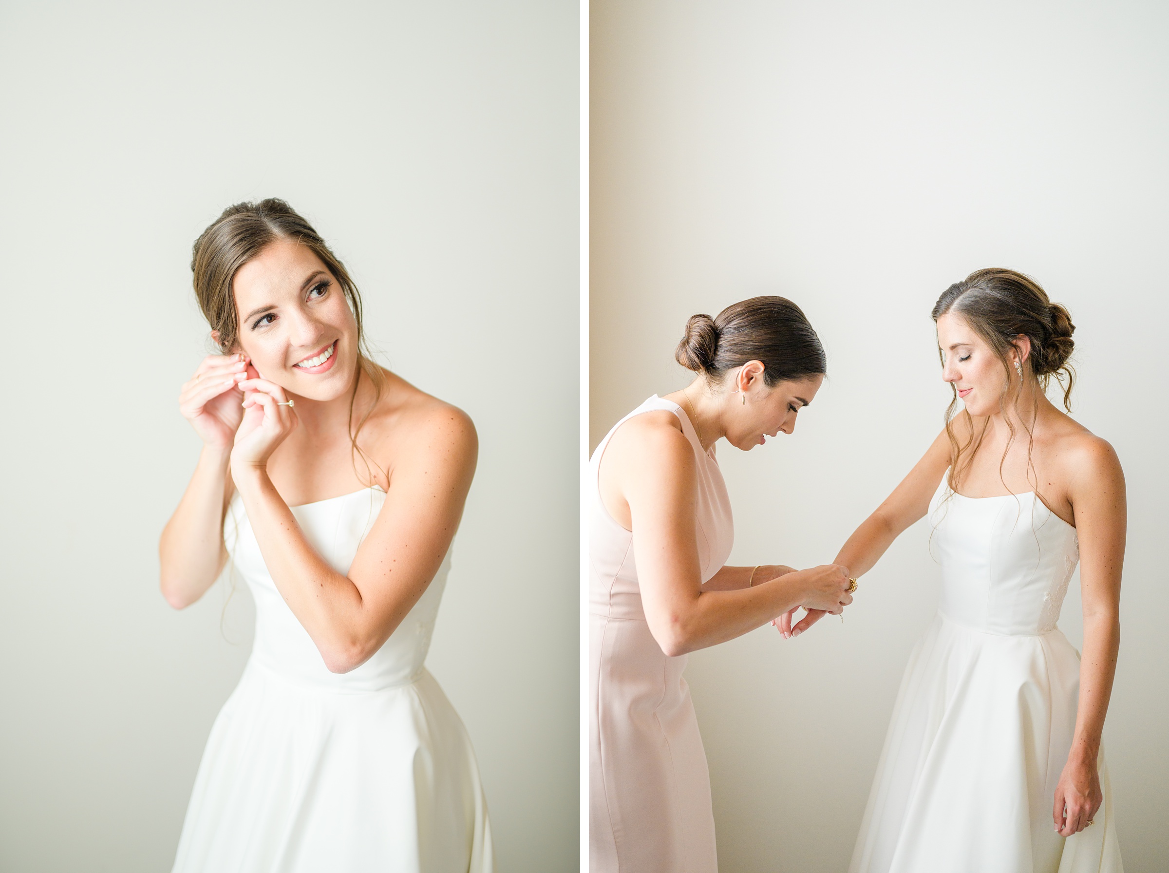 Neutral and Elegant summer wedding day at the Cork Factory Hotel in Lancaster, Pennsylvania Photographed by Baltimore Wedding Photographer Cait Kramer Photography