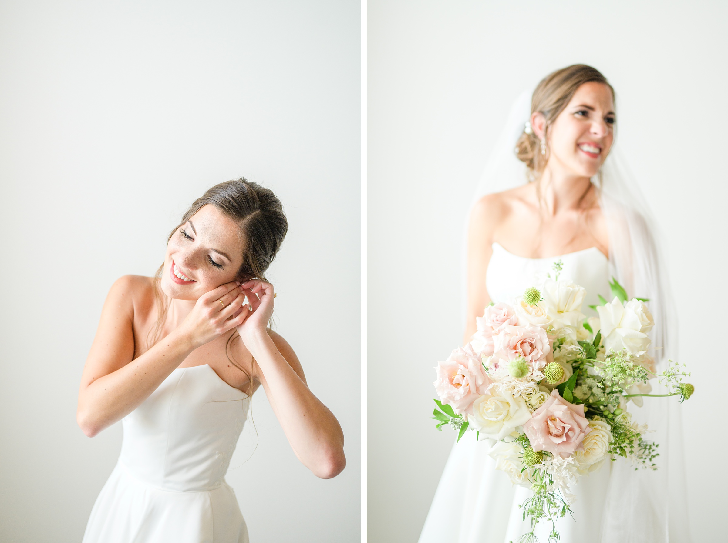 Neutral and Elegant summer wedding day at the Cork Factory Hotel in Lancaster, Pennsylvania Photographed by Baltimore Wedding Photographer Cait Kramer Photography