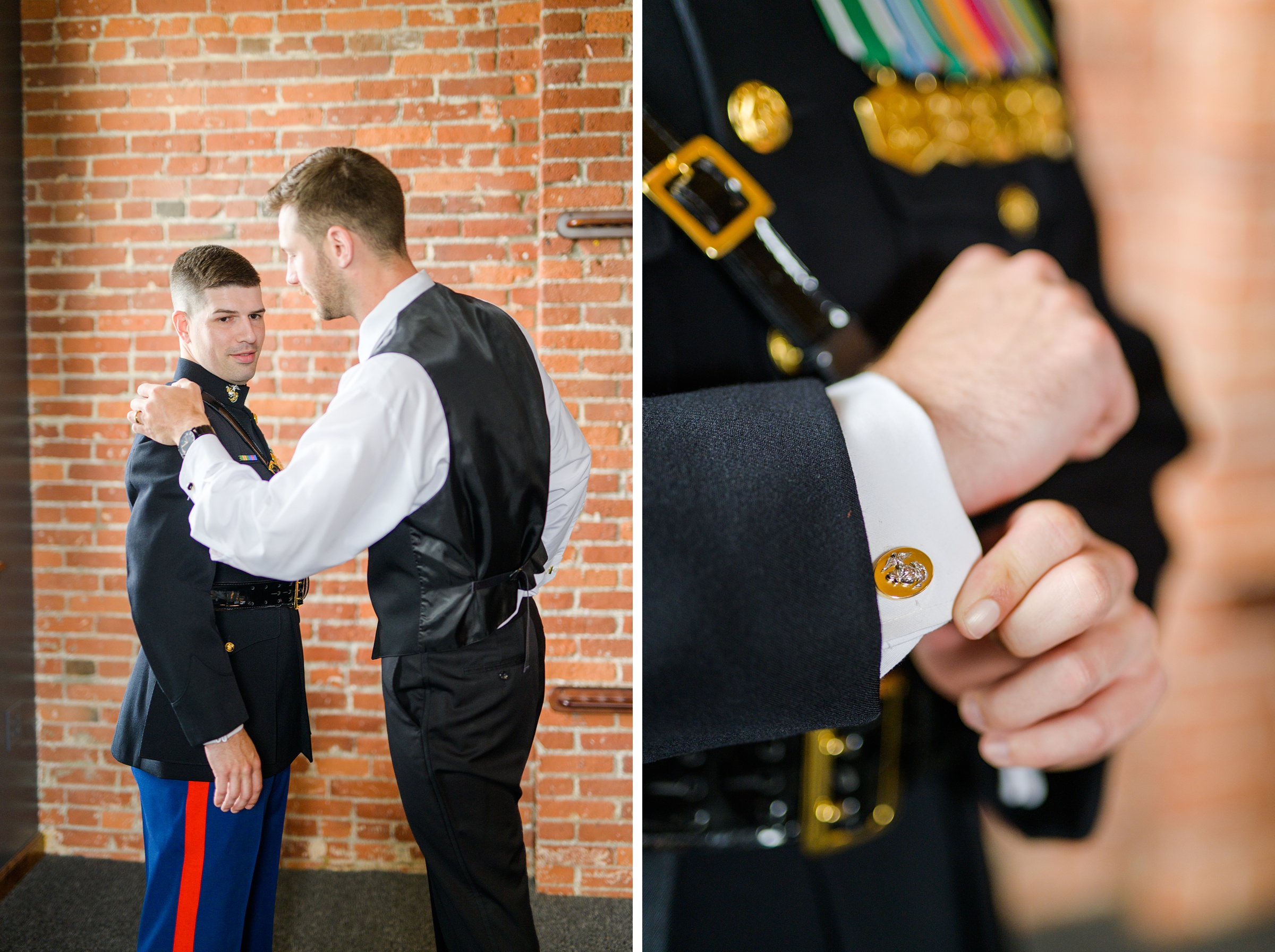 Neutral and Elegant summer wedding day at the Cork Factory Hotel in Lancaster, Pennsylvania Photographed by Baltimore Wedding Photographer Cait Kramer Photography