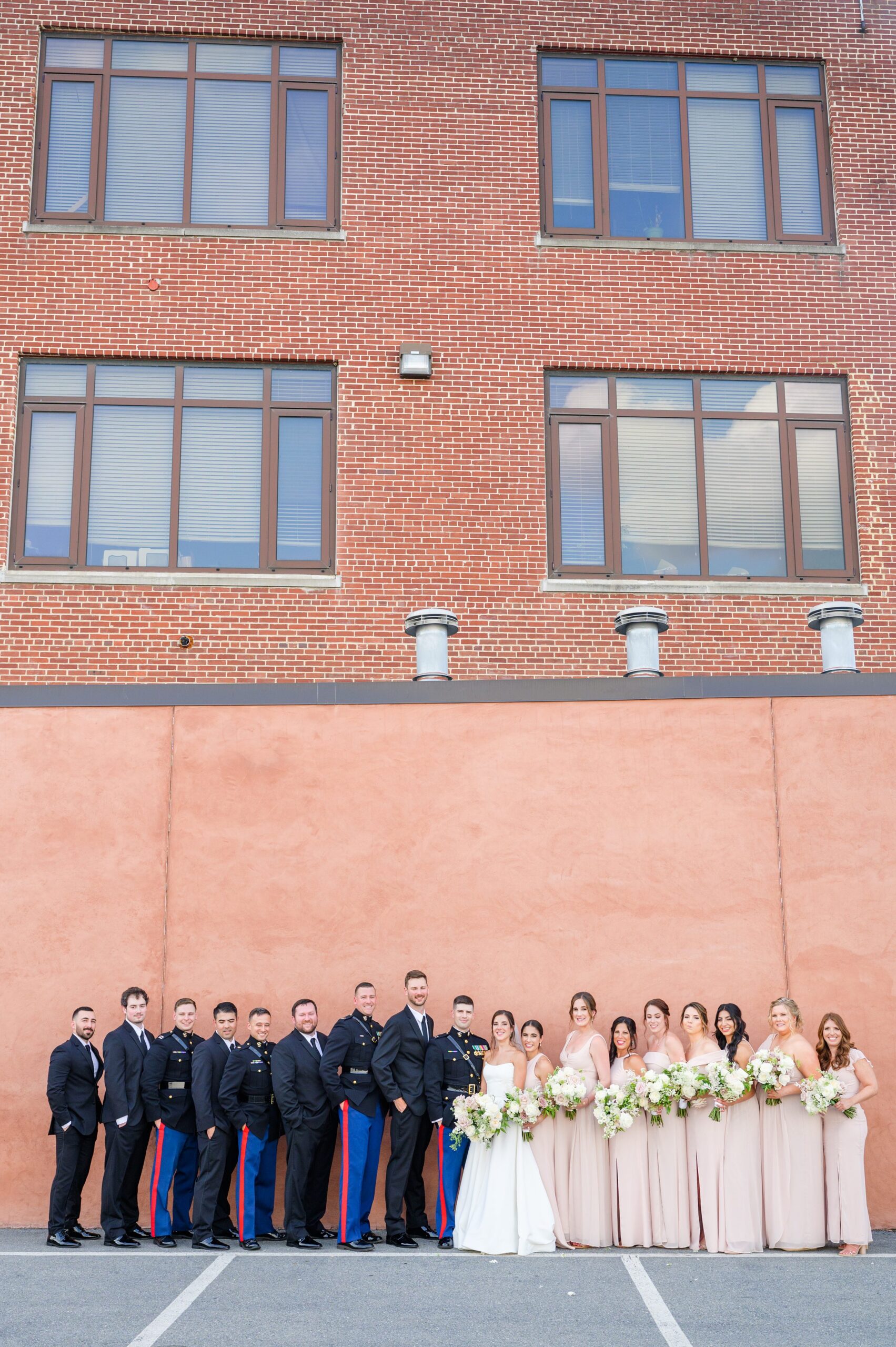 Neutral and Elegant summer wedding day at the Cork Factory Hotel in Lancaster, Pennsylvania Photographed by Baltimore Wedding Photographer Cait Kramer Photography