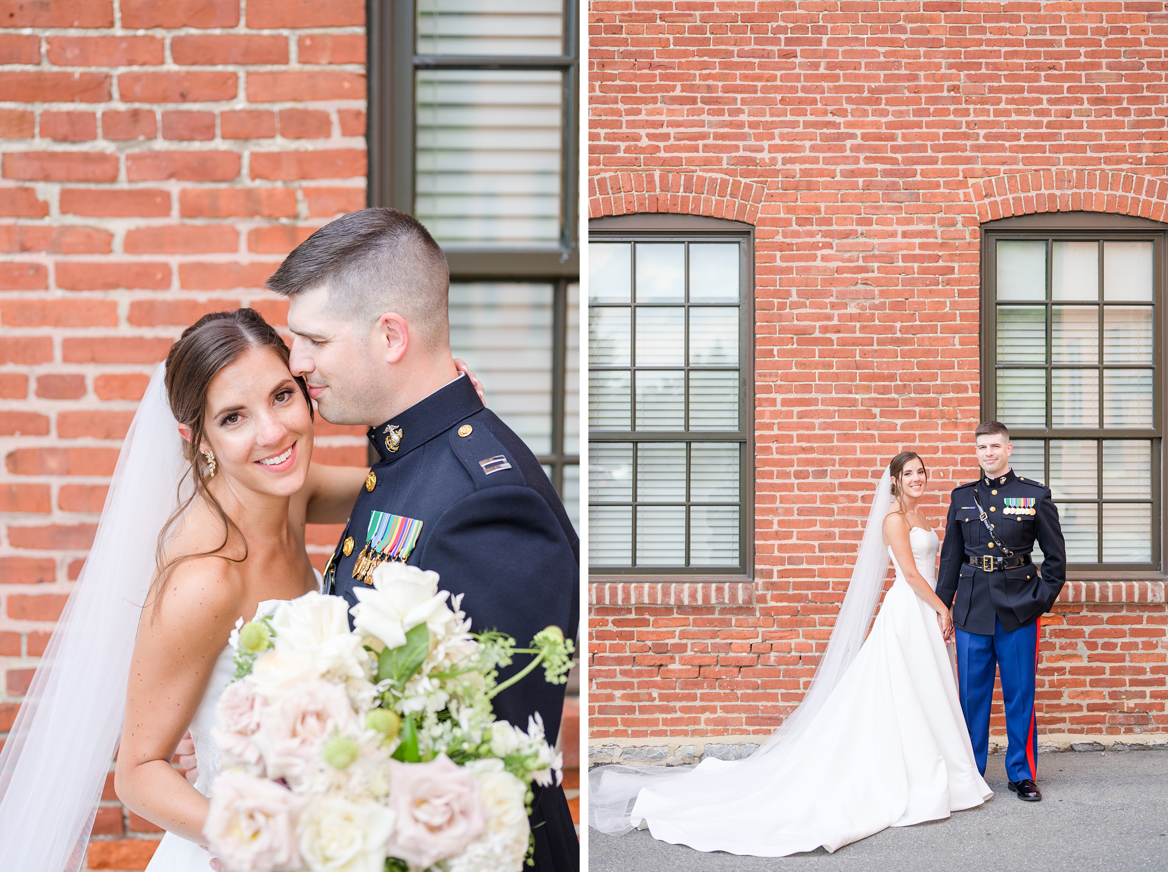 Neutral and Elegant summer wedding day at the Cork Factory Hotel in Lancaster, Pennsylvania Photographed by Baltimore Wedding Photographer Cait Kramer Photography