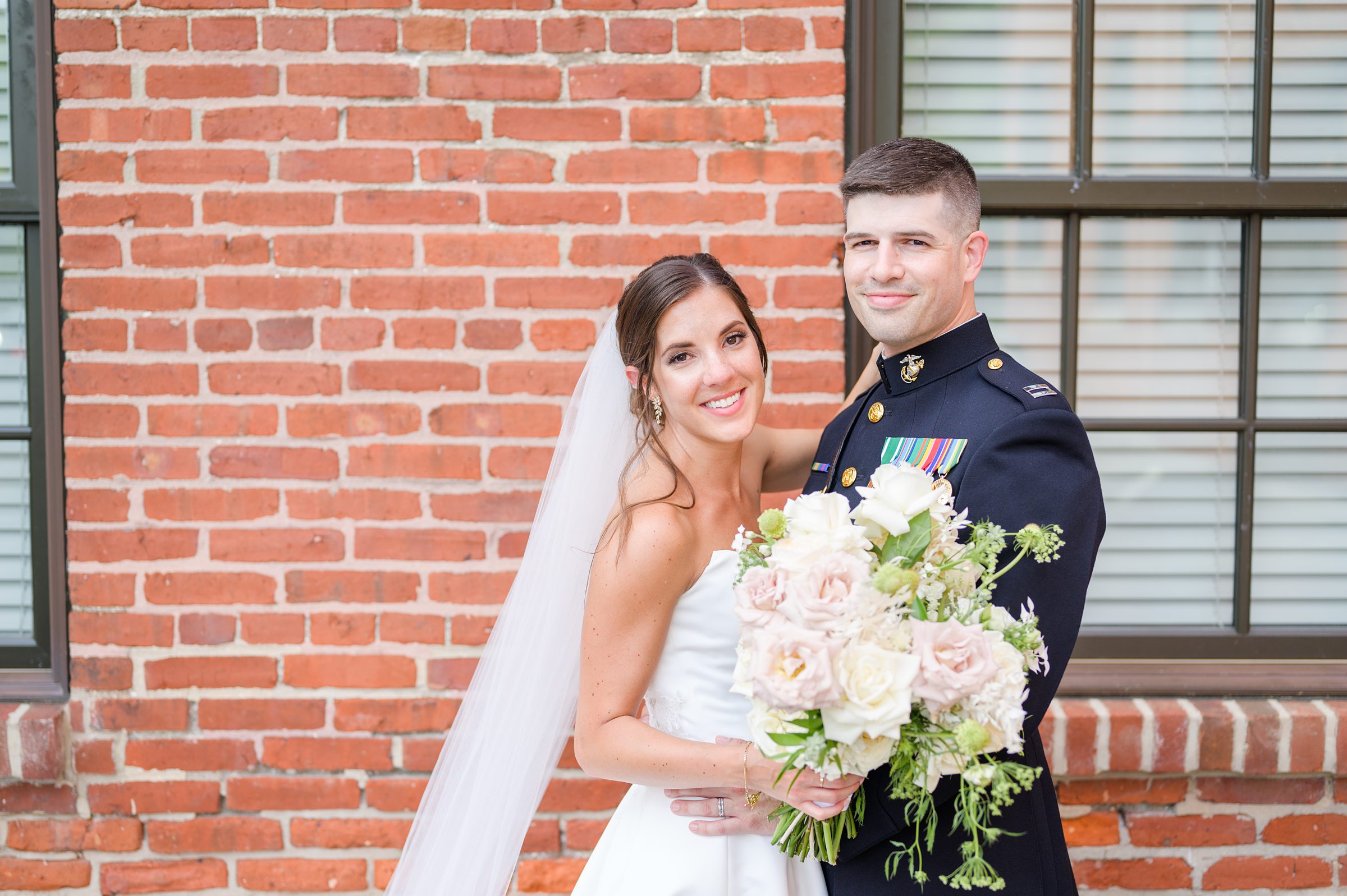 Neutral and Elegant summer wedding day at the Cork Factory Hotel in Lancaster, Pennsylvania Photographed by Baltimore Wedding Photographer Cait Kramer Photography