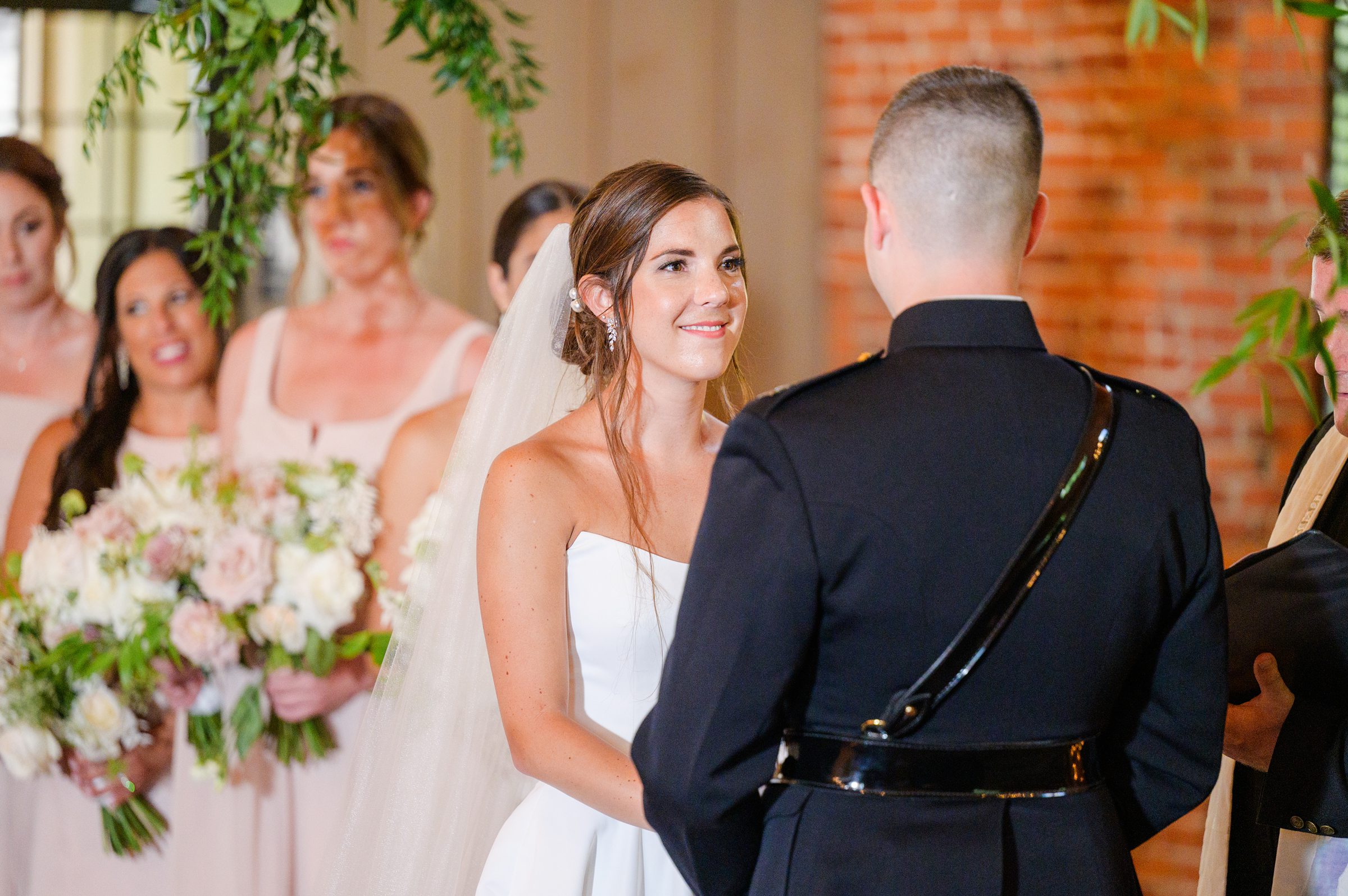 Neutral and Elegant summer wedding day at the Cork Factory Hotel in Lancaster, Pennsylvania Photographed by Baltimore Wedding Photographer Cait Kramer Photography