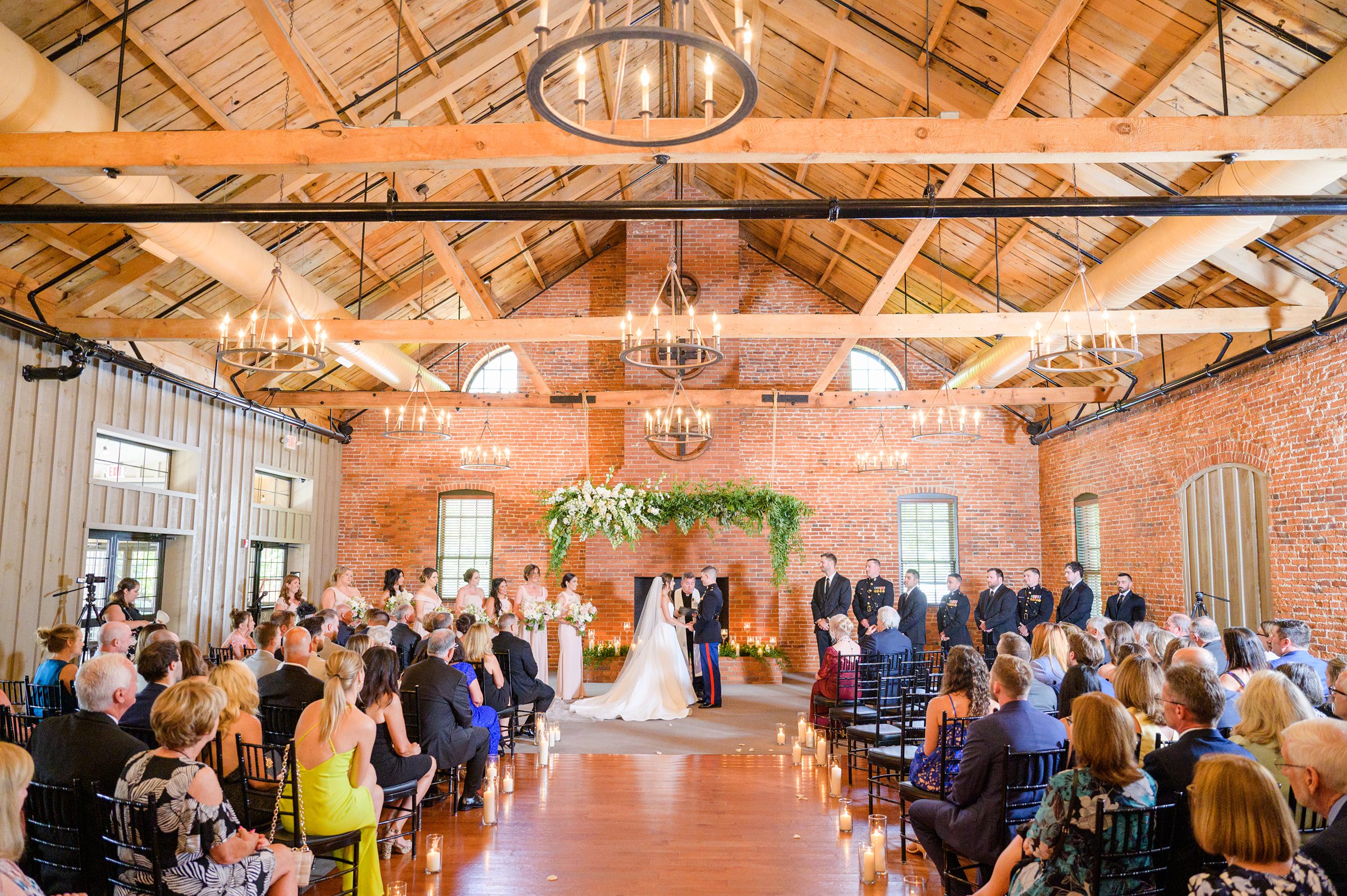 Neutral and Elegant summer wedding day at the Cork Factory Hotel in Lancaster, Pennsylvania Photographed by Baltimore Wedding Photographer Cait Kramer Photography