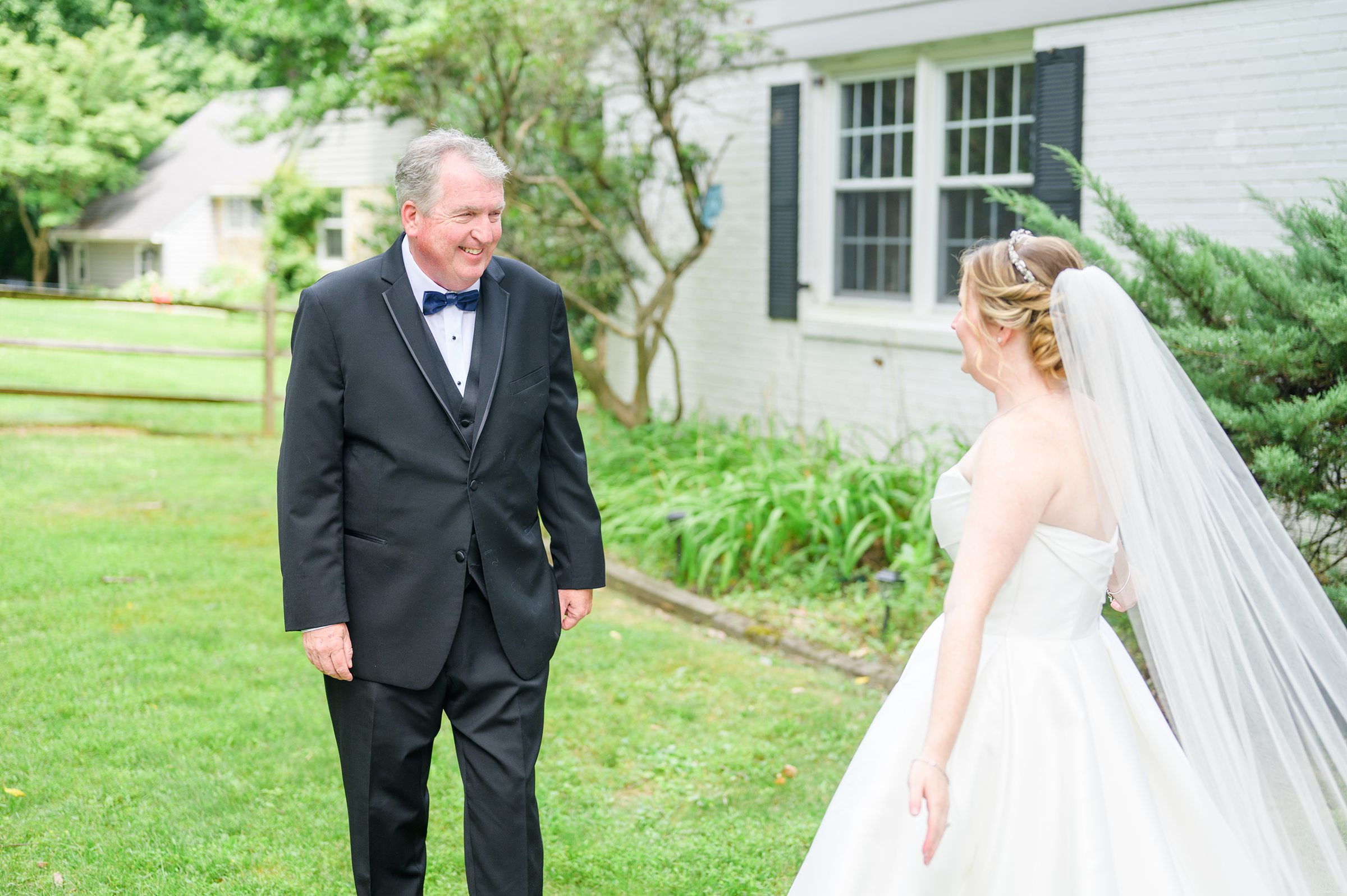 Blue and White Summer wedding day at the Philadelphia Cricket Club Photographed by Baltimore Wedding Photographer Cait Kramer Photography