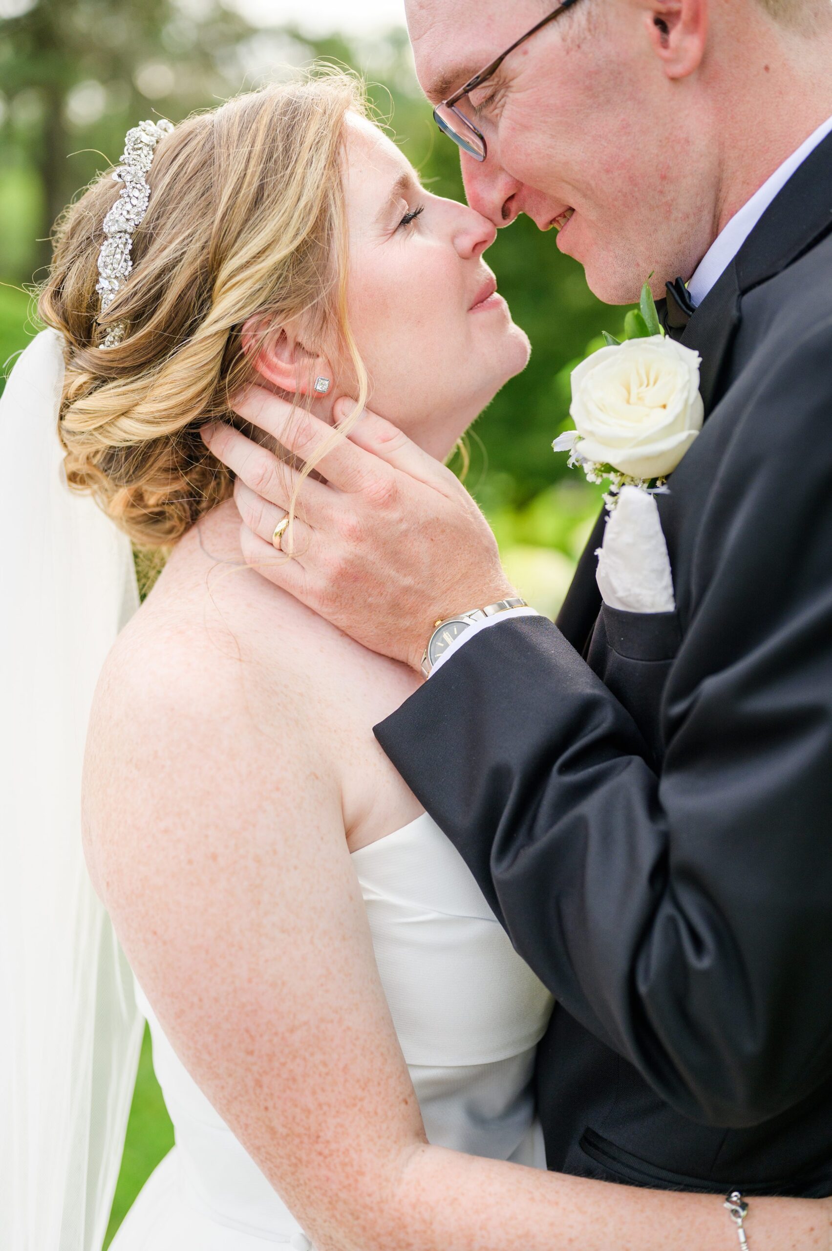 Blue and White Summer wedding day at the Philadelphia Cricket Club Photographed by Baltimore Wedding Photographer Cait Kramer Photography