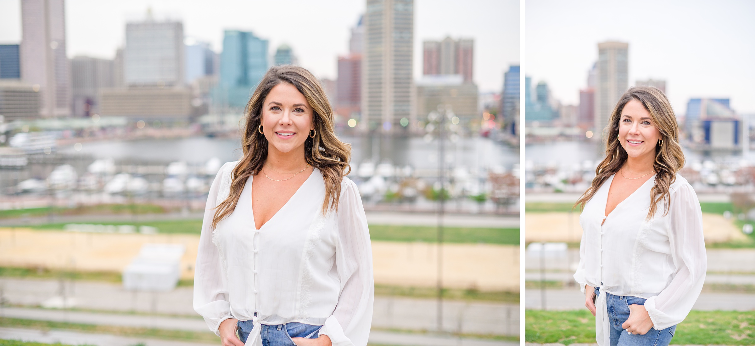 Baltimore Pet Portrait mini session with Lindsey and her English Bulldog, Molly at Federal Hill Park in Baltimore, MD