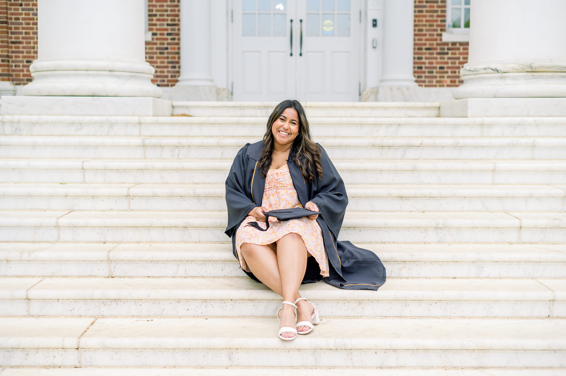 Johns Hopkins University Senior Photos in Baltimore, Maryland photographed by Baltimore Photographer Cait Kramer