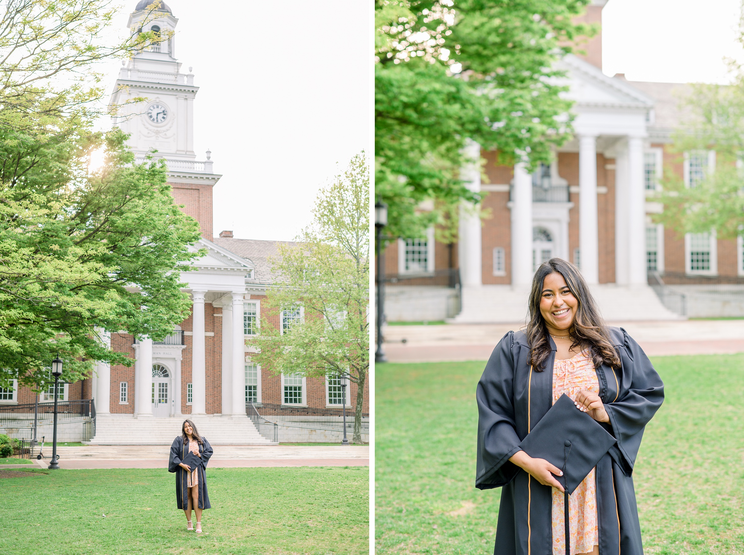 Johns Hopkins University Senior Photos in Baltimore, Maryland photographed by Baltimore Photographer Cait Kramer