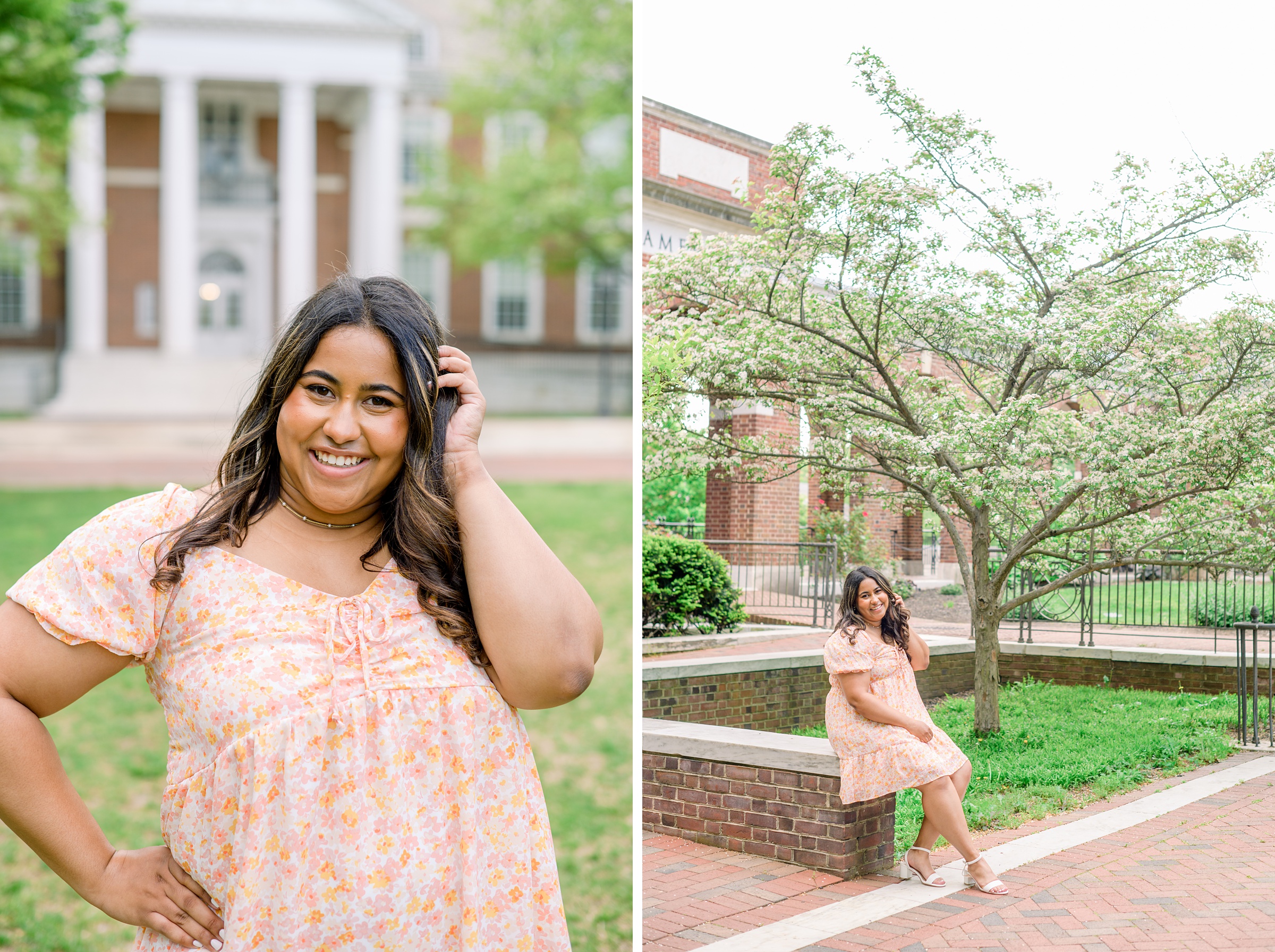 Johns Hopkins University Senior Photos in Baltimore, Maryland photographed by Baltimore Photographer Cait Kramer