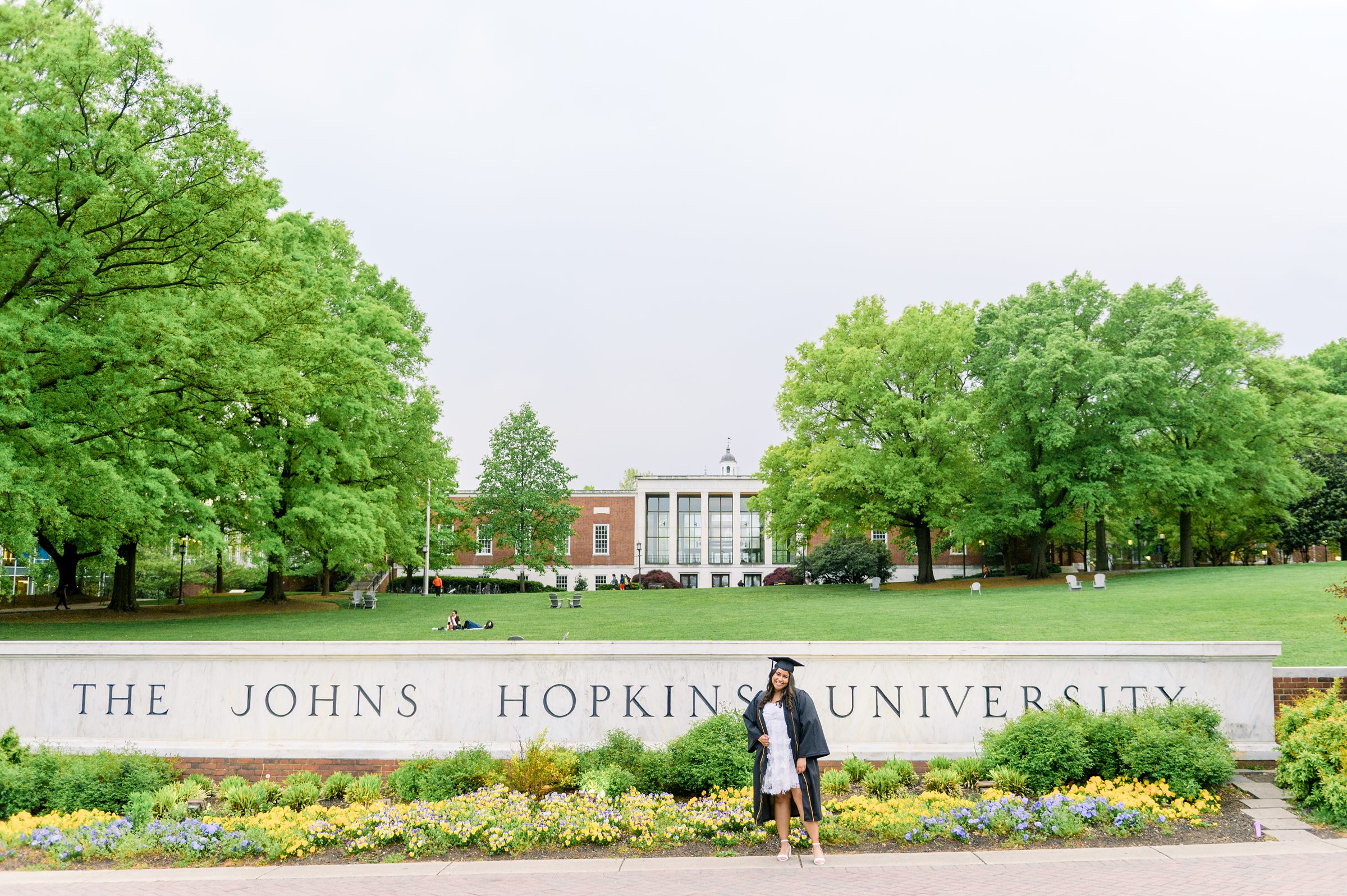 Johns Hopkins University Senior Photos in Baltimore, Maryland photographed by Baltimore Photographer Cait Kramer