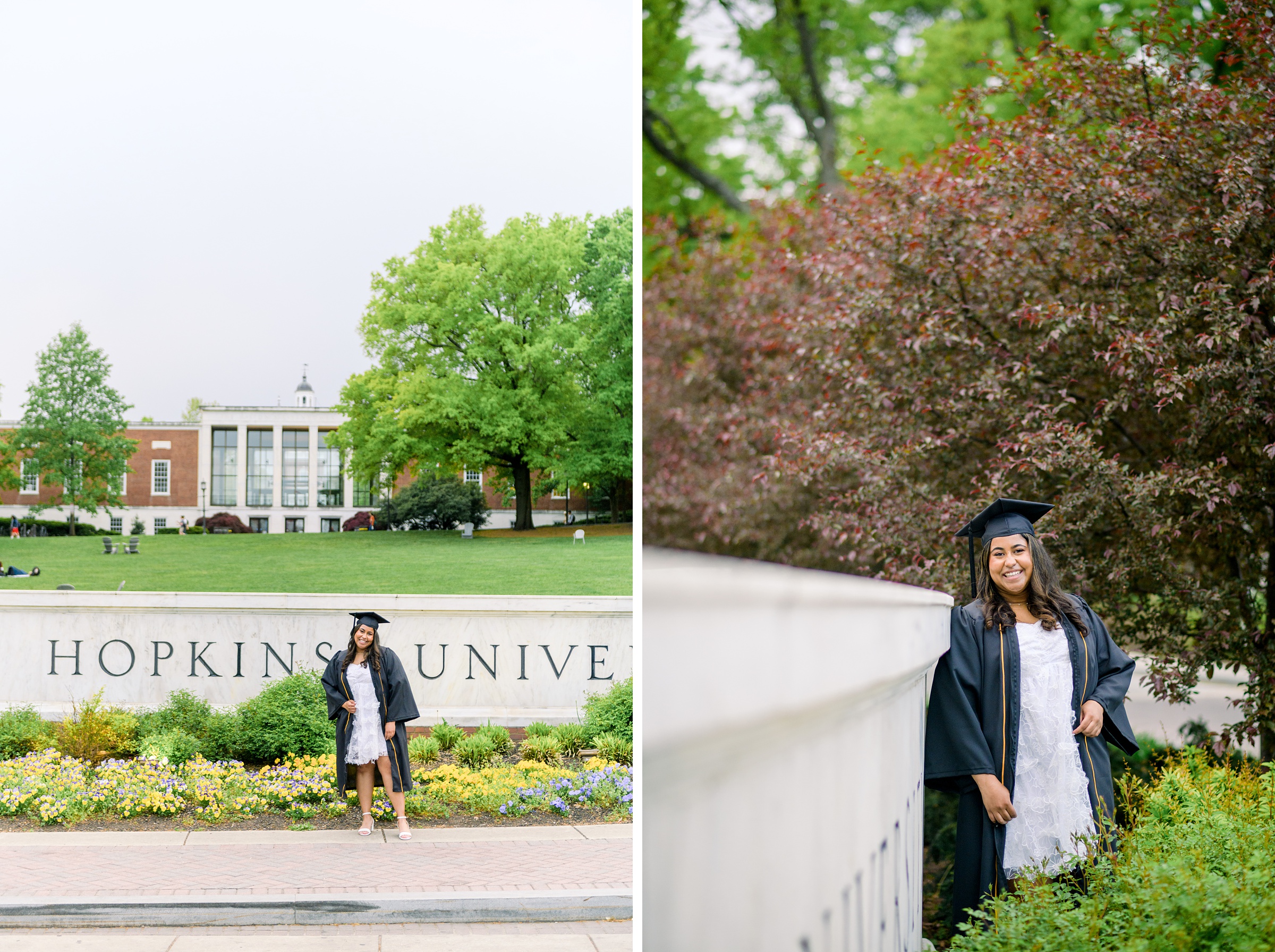 Johns Hopkins University Senior Photos in Baltimore, Maryland photographed by Baltimore Photographer Cait Kramer