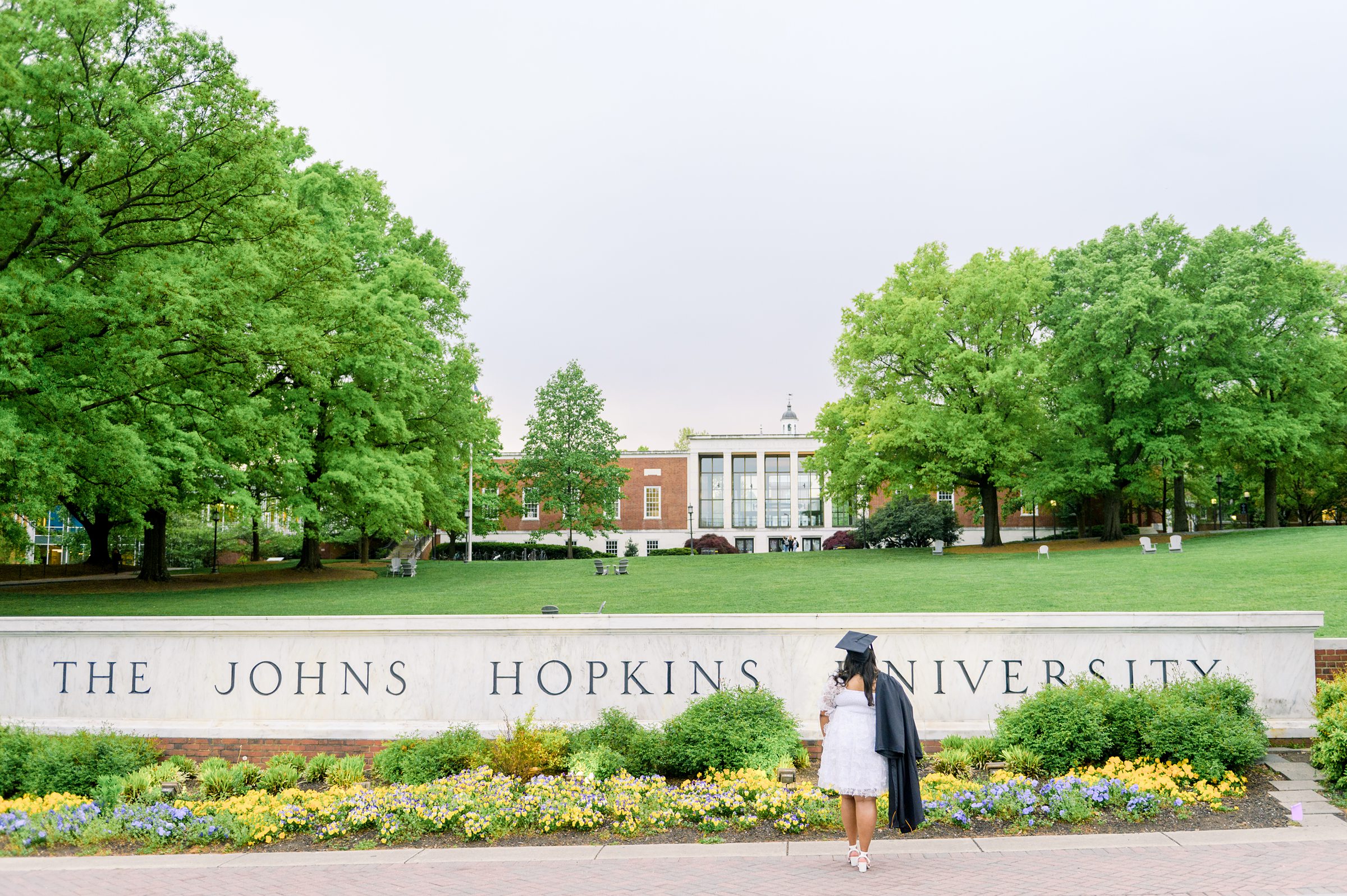 Johns Hopkins University Senior Photos in Baltimore, Maryland photographed by Baltimore Photographer Cait Kramer
