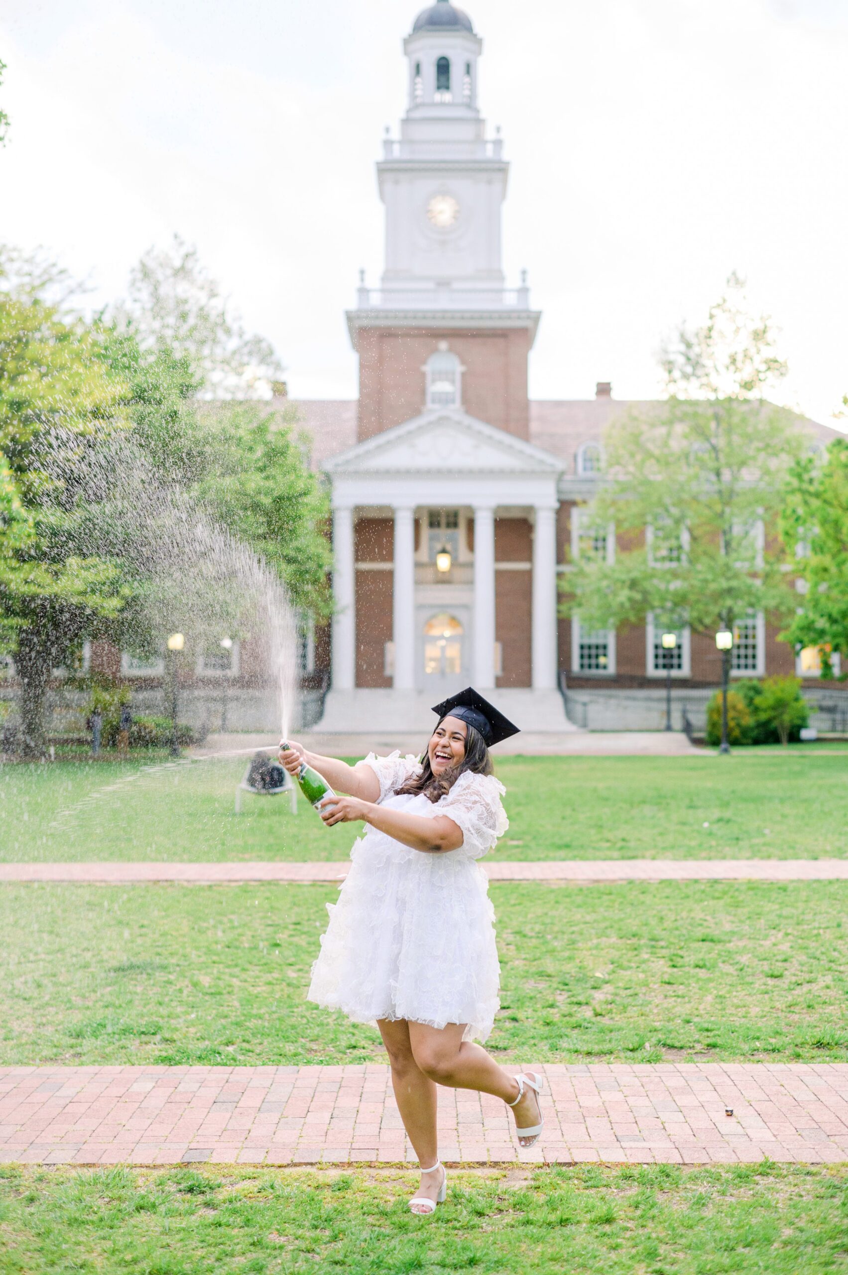 Johns Hopkins University Senior Photos in Baltimore, Maryland photographed by Baltimore Photographer Cait Kramer