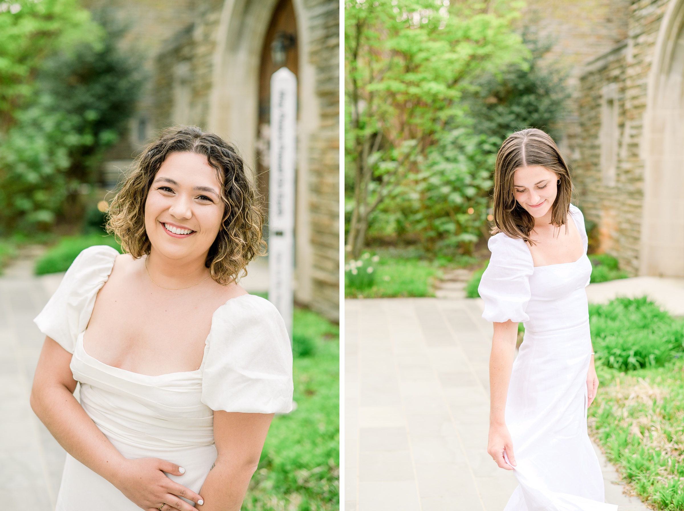 College Graduation Senior Session at Loyola University in Baltimore, Maryland. Photographed by Senior Portrait Photographer Cait Kramer Photography