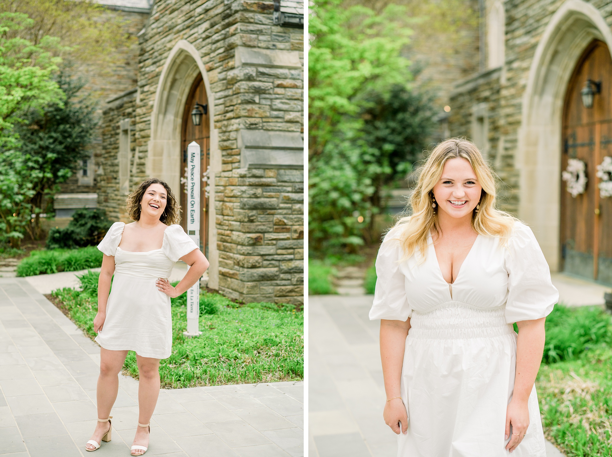 College Graduation Senior Session at Loyola University in Baltimore, Maryland. Photographed by Senior Portrait Photographer Cait Kramer Photography