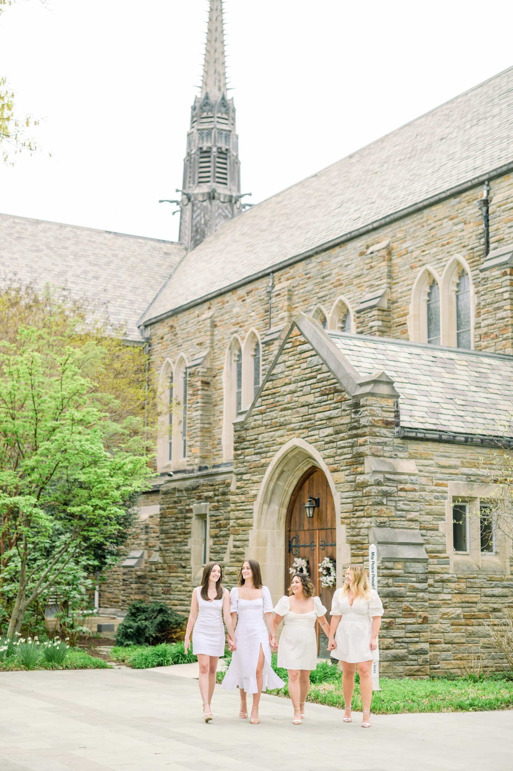 College Graduation Senior Session at Loyola University in Baltimore, Maryland. Photographed by Senior Portrait Photographer Cait Kramer Photography