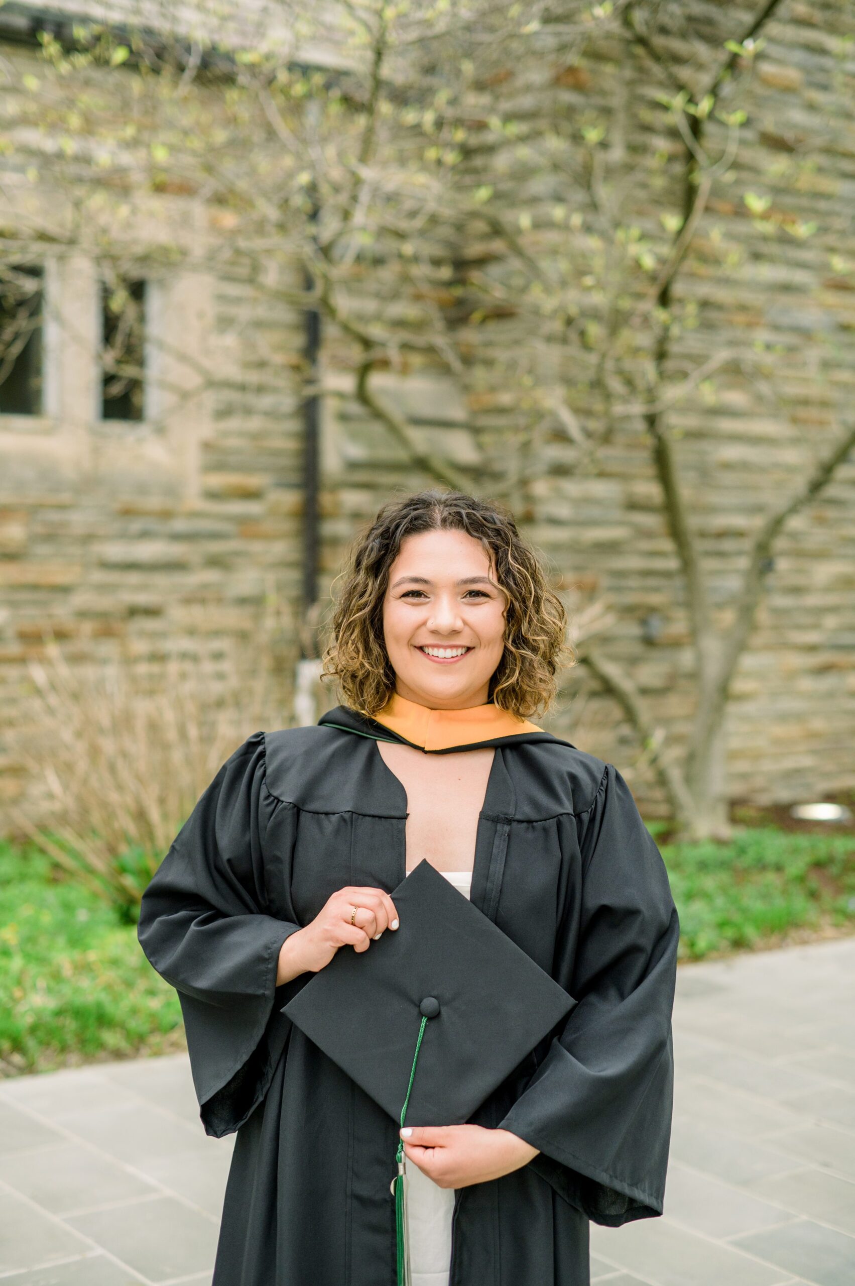 College Graduation Senior Session at Loyola University in Baltimore, Maryland. Photographed by Senior Portrait Photographer Cait Kramer Photography