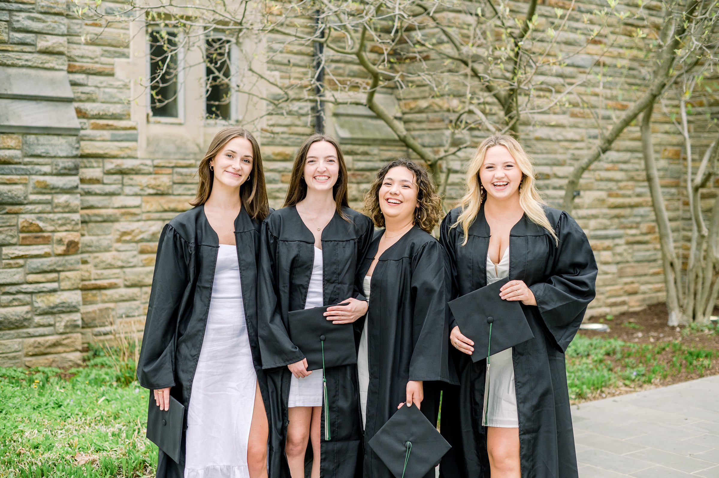 College Graduation Senior Session at Loyola University in Baltimore, Maryland. Photographed by Senior Portrait Photographer Cait Kramer Photography