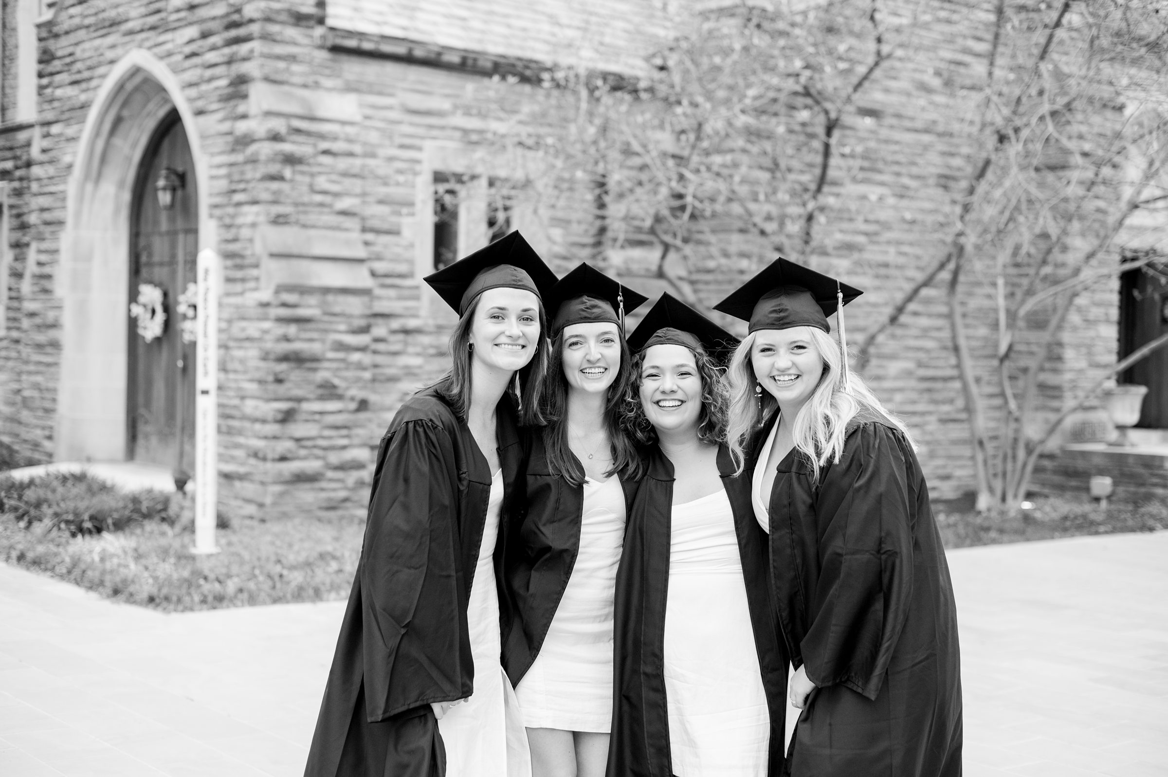 College Graduation Senior Session at Loyola University in Baltimore, Maryland. Photographed by Senior Portrait Photographer Cait Kramer Photography